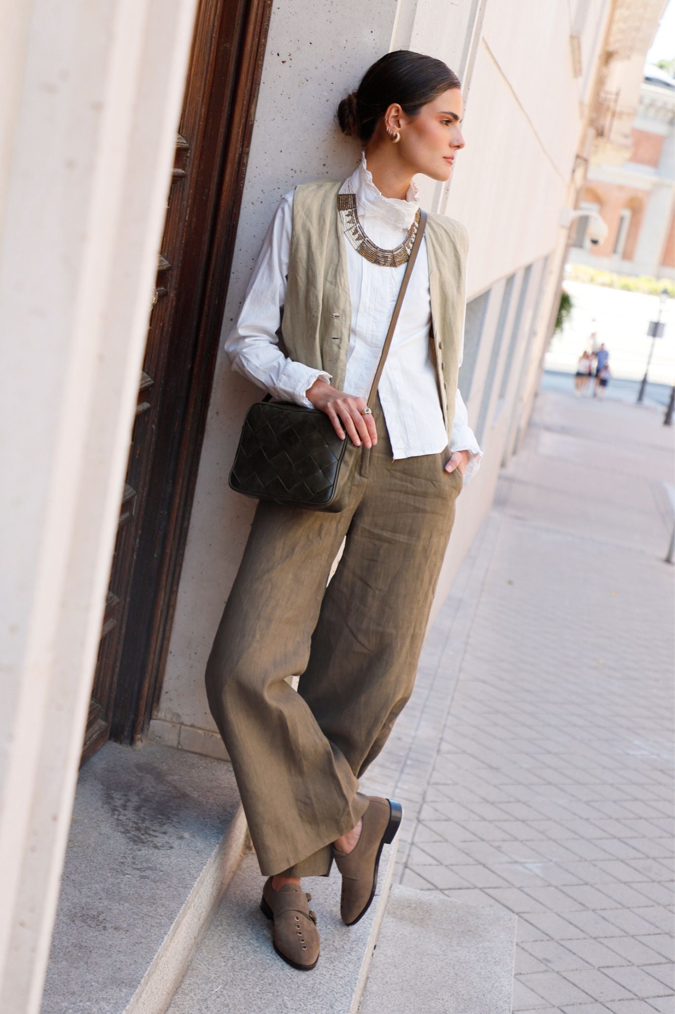 OXFORD SERRAJE TAUPE 2.5CM