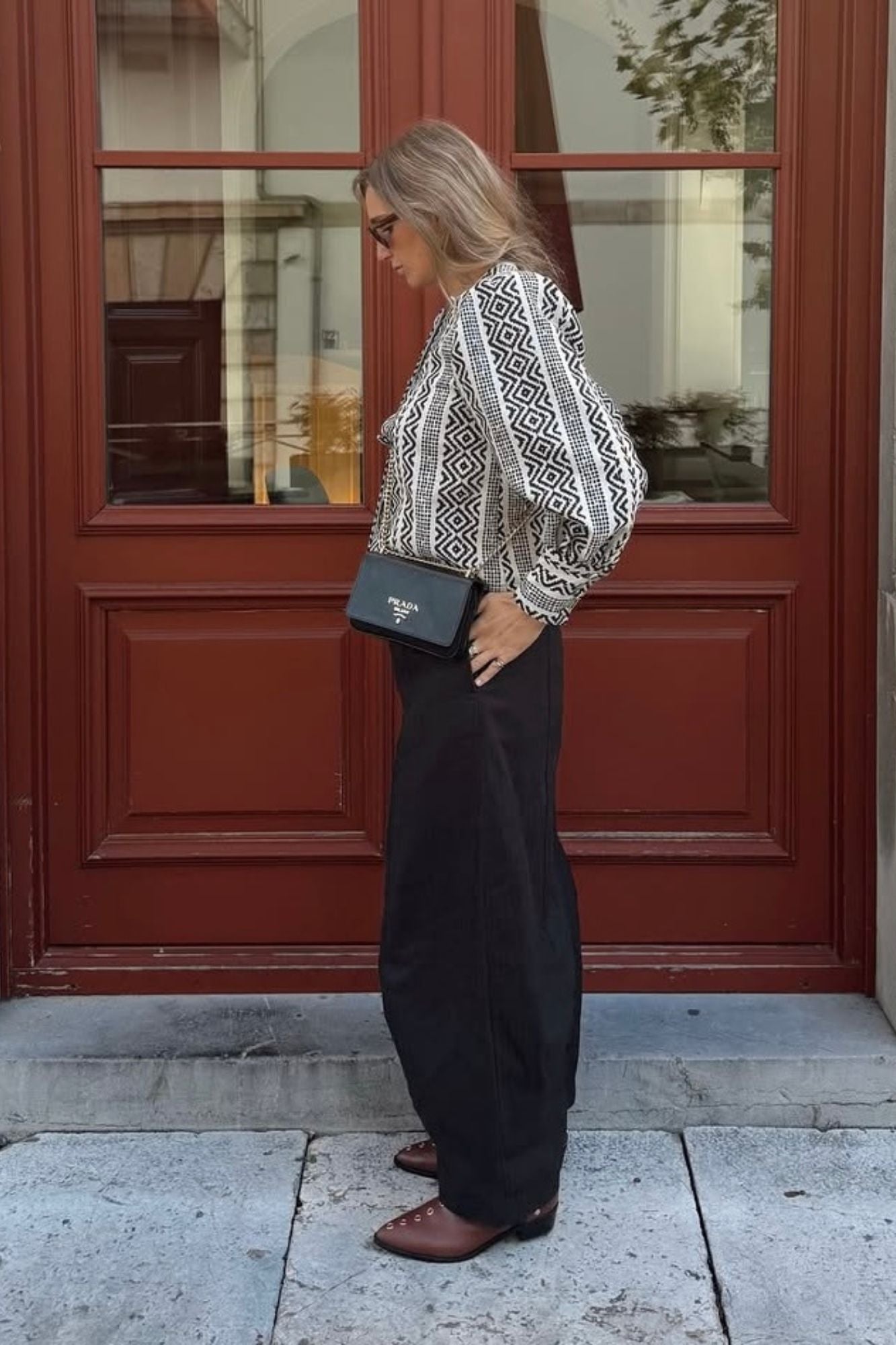 PUNKY BOOTS HAZELNUT GOLD STUDS 4CM