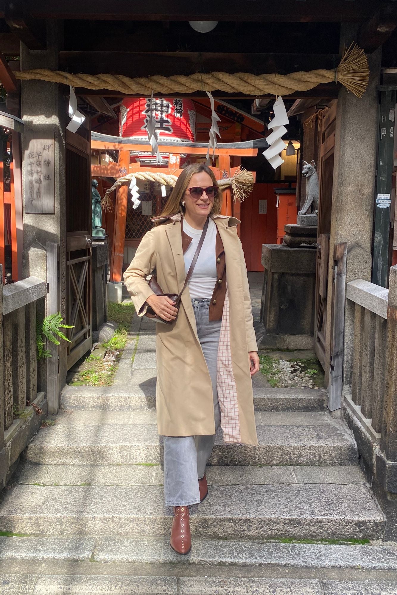 PUNKY BOOTS HAZELNUT GOLD STUDS 4CM