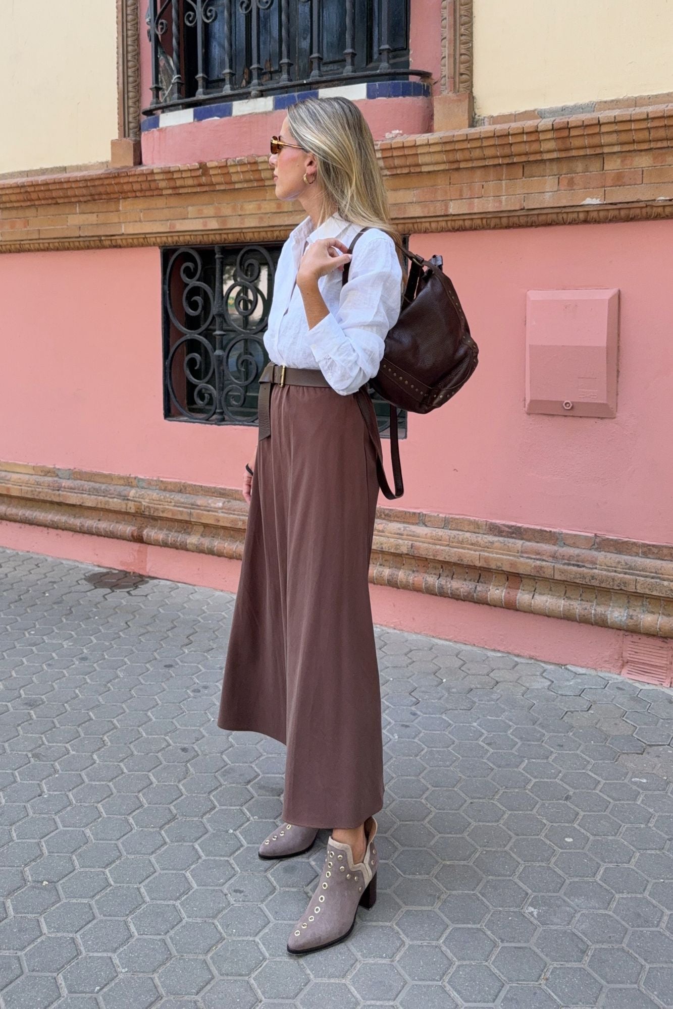 CHOCOLATE HOBO BAG