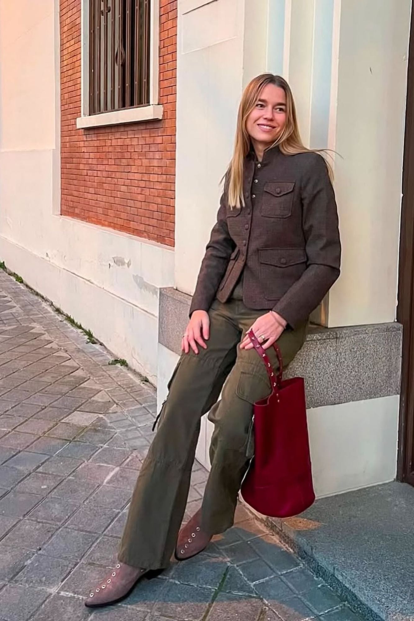 PUNKY BOOTS ANTE BEIGE TACHAS PLATA 4CM