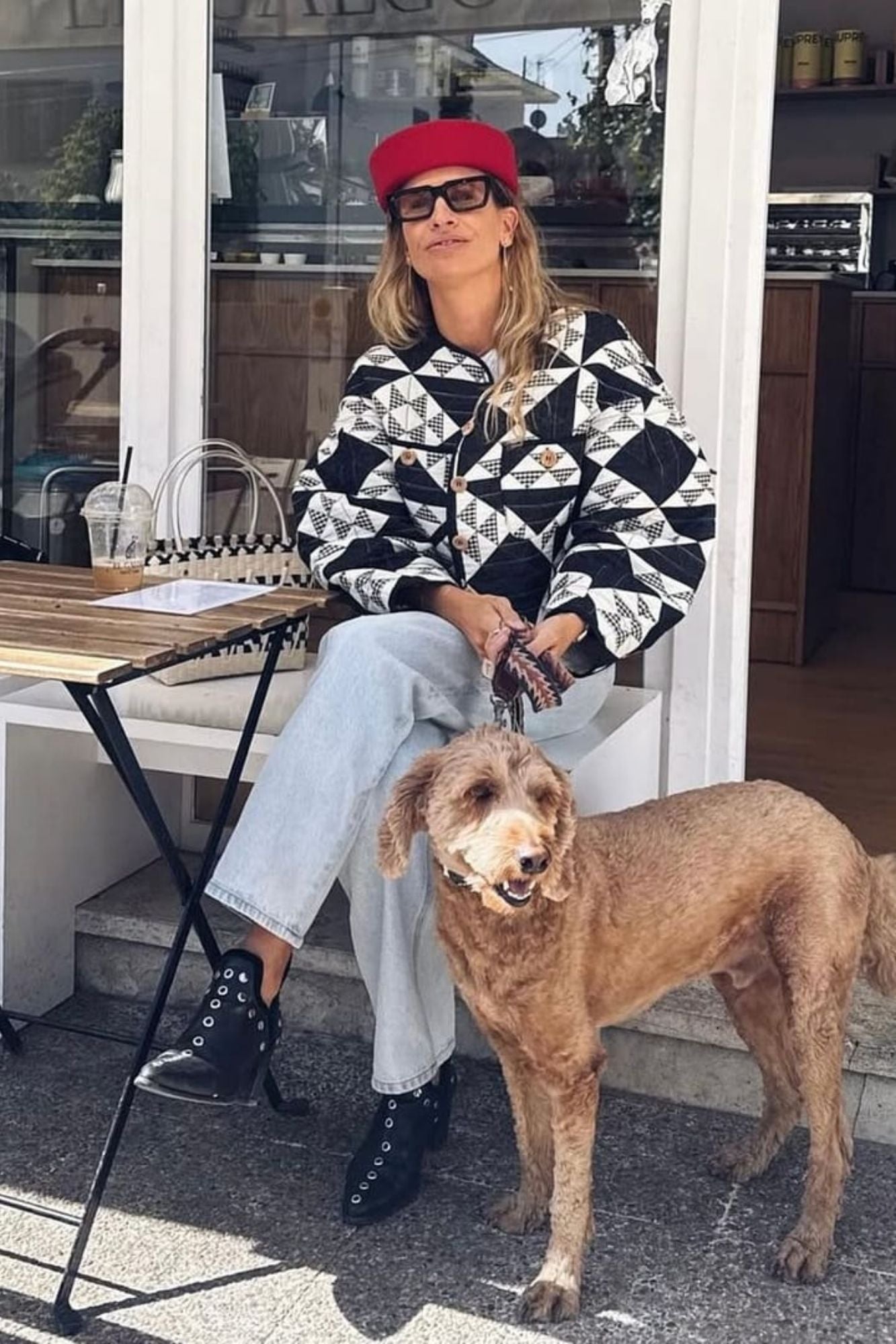 PUNKY BOOTS NEGRO TACHAS PLATA TACON 7CM