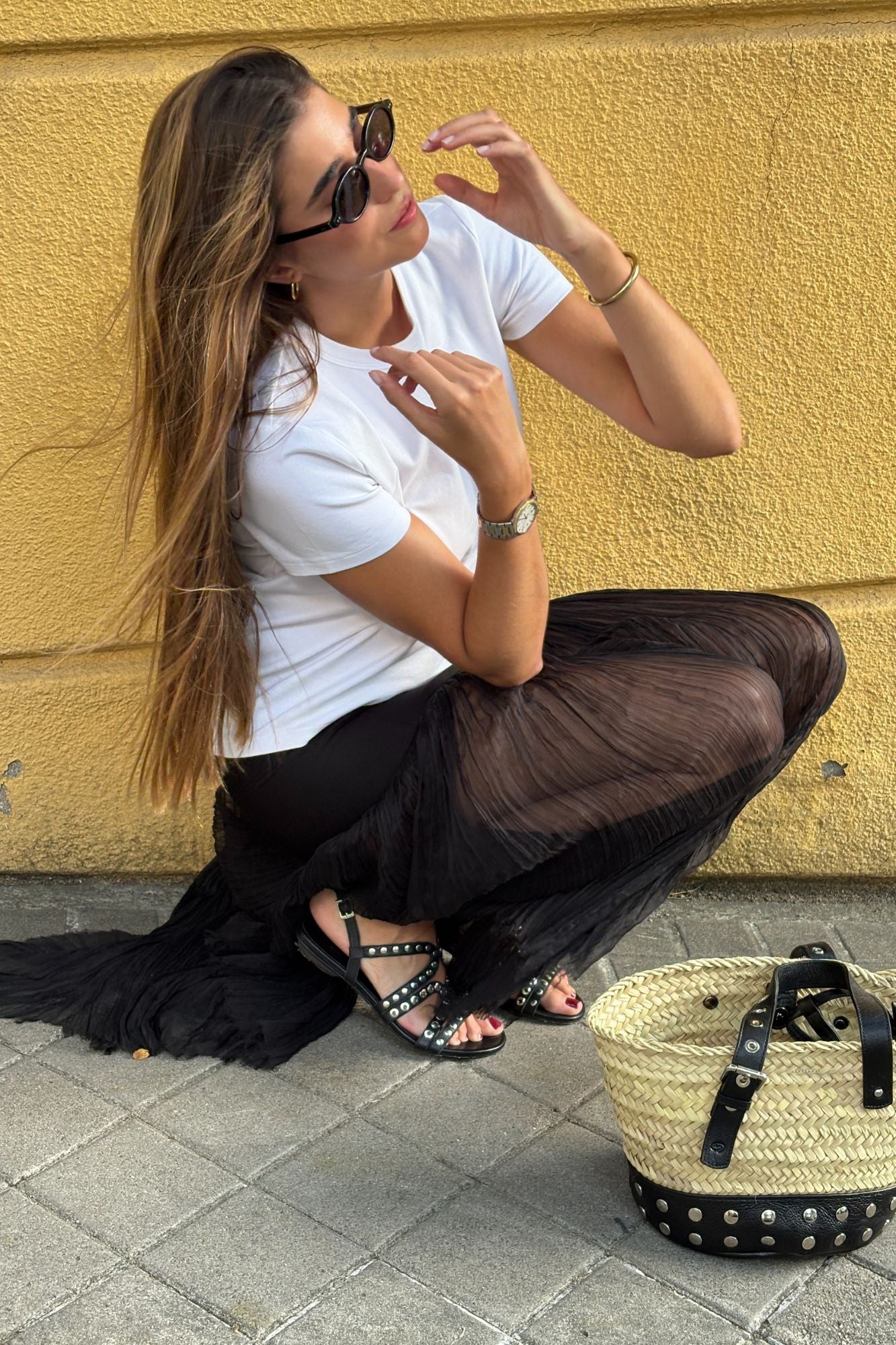 SANDALES PUNK NOIRES