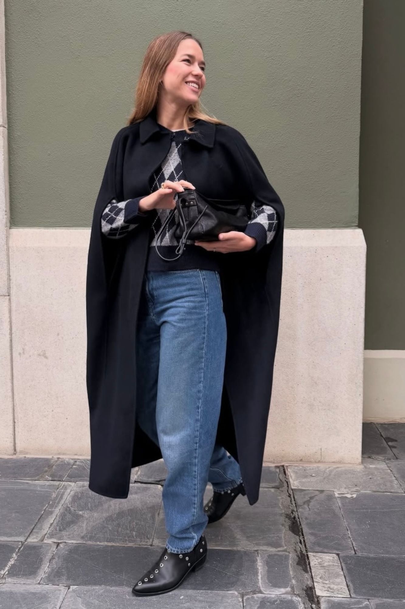 BOLSO BAGUETTE NEGRO