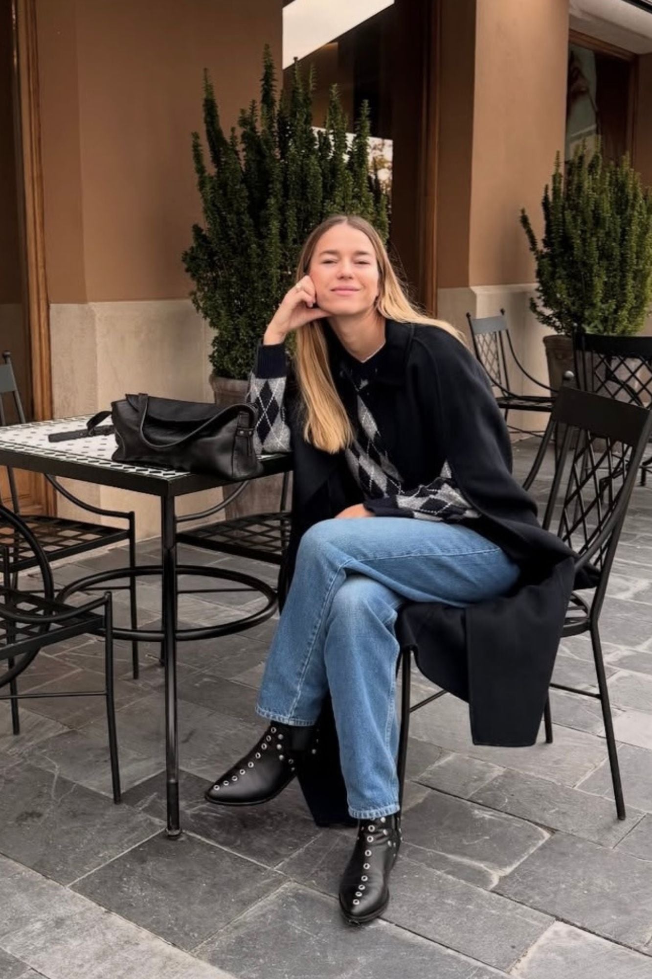 BOLSO BAGUETTE NEGRO