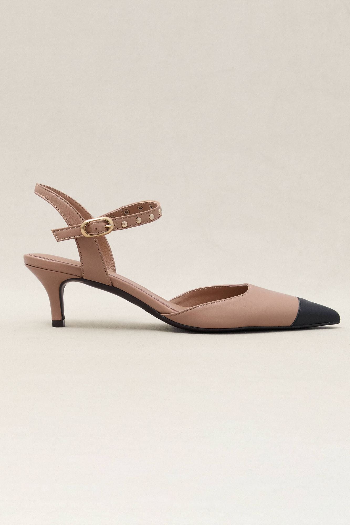 SANDALIA ELISABETH PUNTERA NUDE 5CM