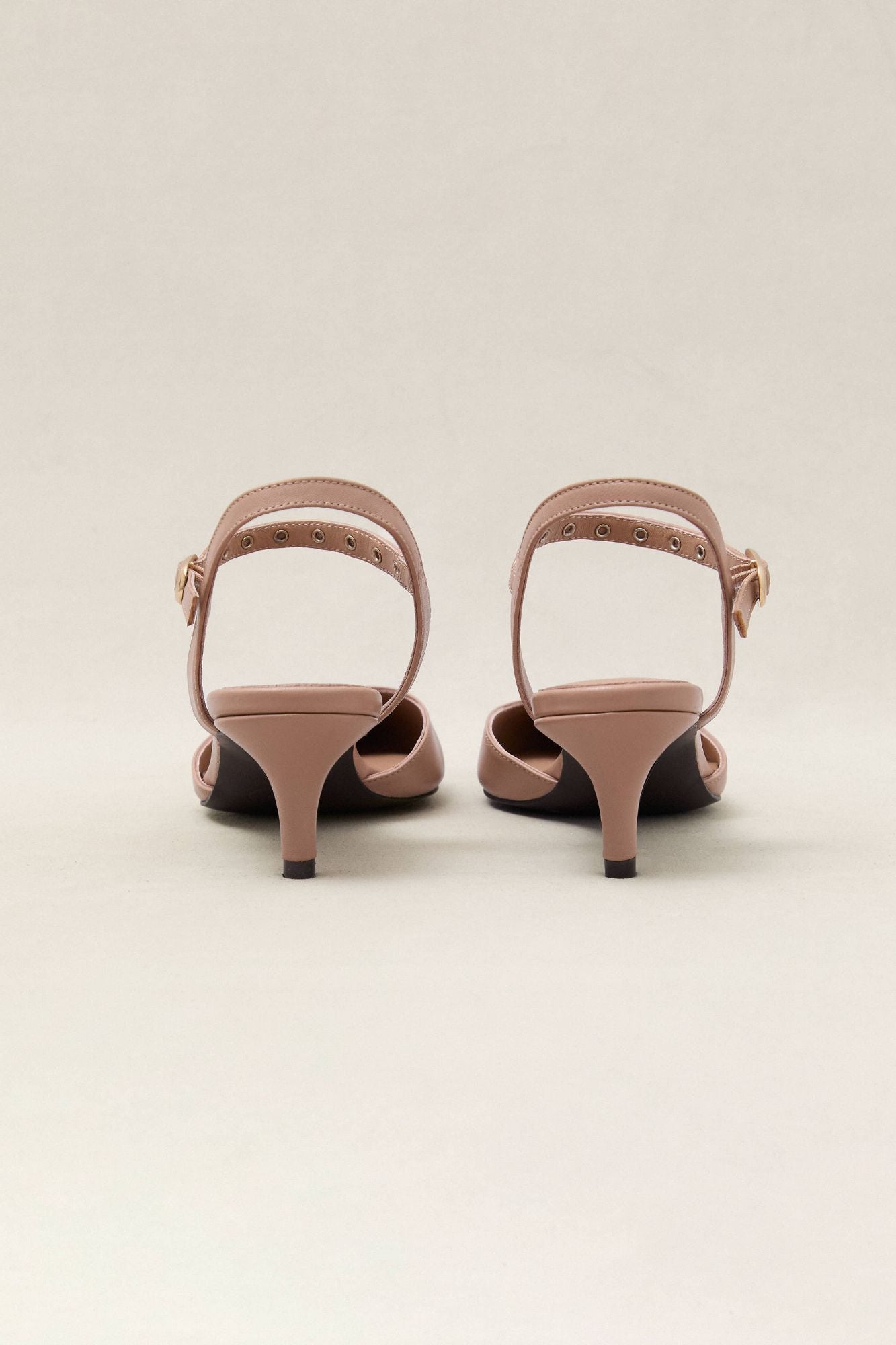 SANDALIA ELISABETH PUNTERA NUDE 5CM