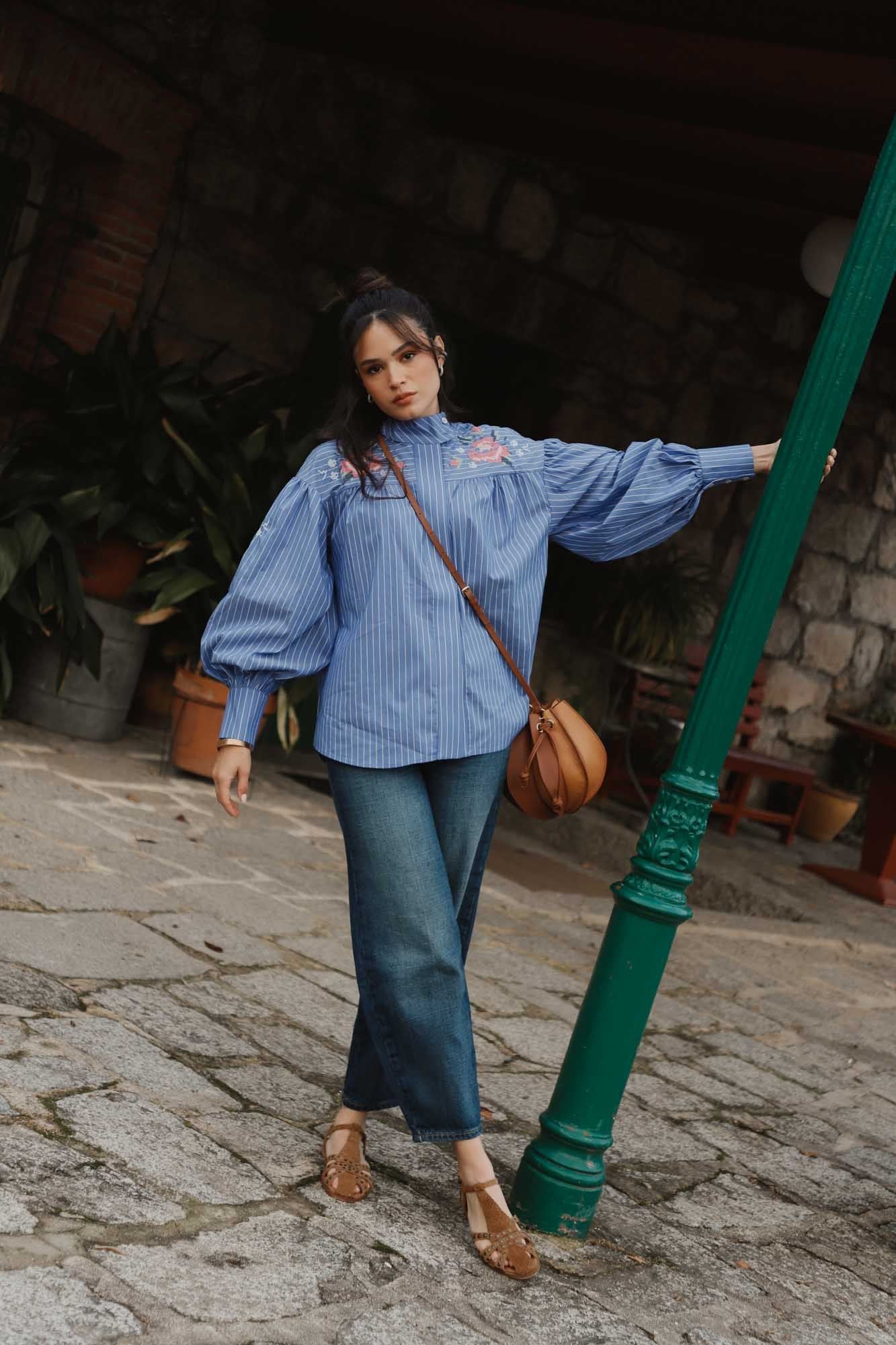 SANDALIA CANGREJERA JAIRA ANTE CARAMELO