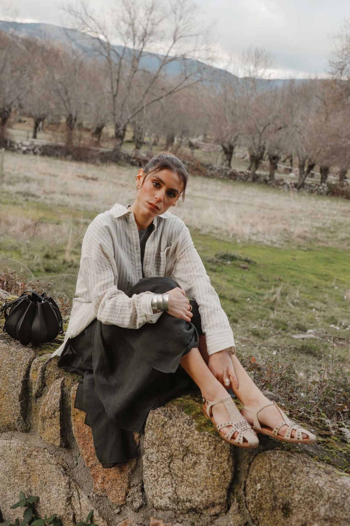 SANDALIA CANGREJERA JAIRA LATTE