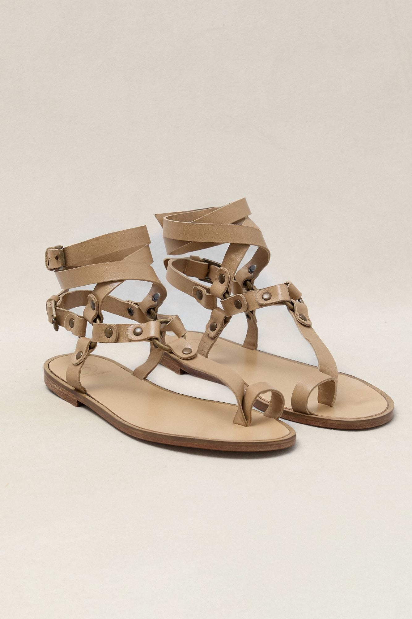 NUDE SLAVE SANDAL