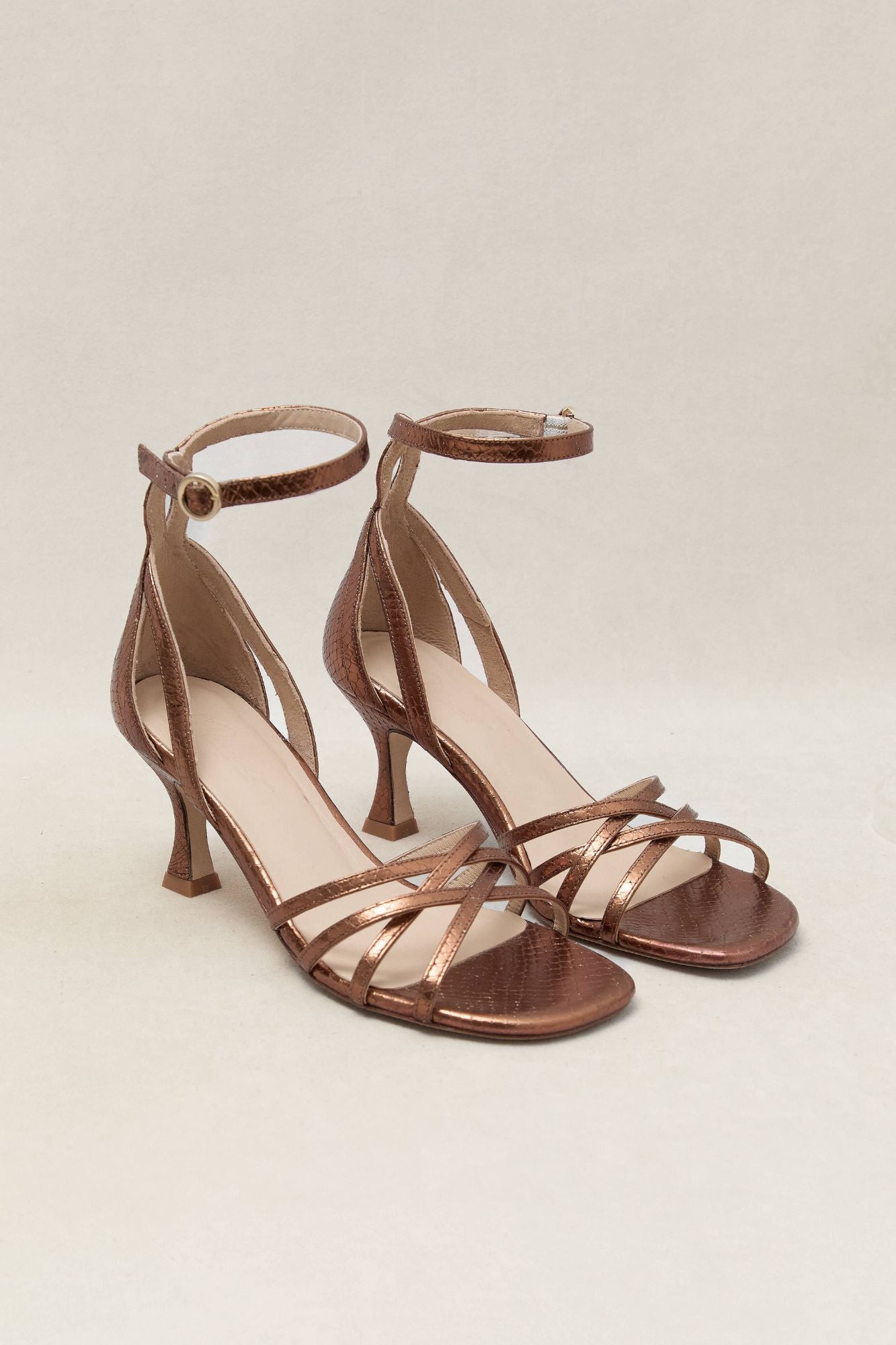 ANNE COBALT GUEST SANDAL 7.5CM