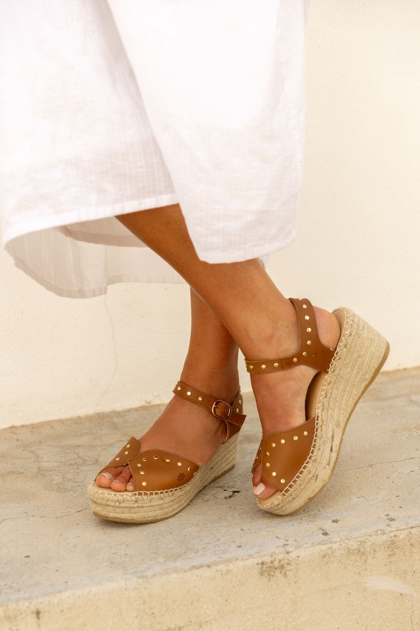 SANDALIA MALIA CUERO 7CM