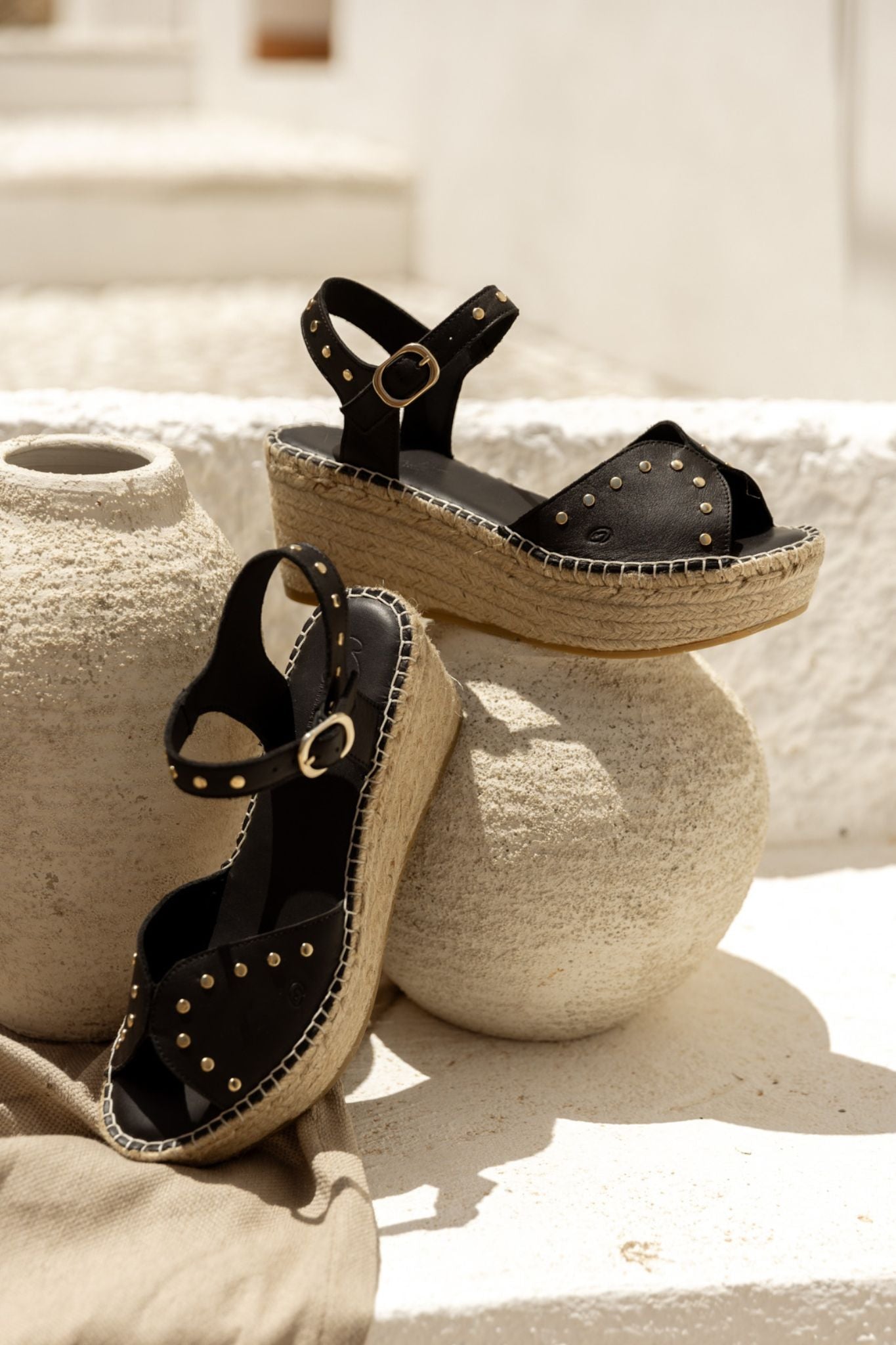 SANDALIA MALIA NEGRO 7CM