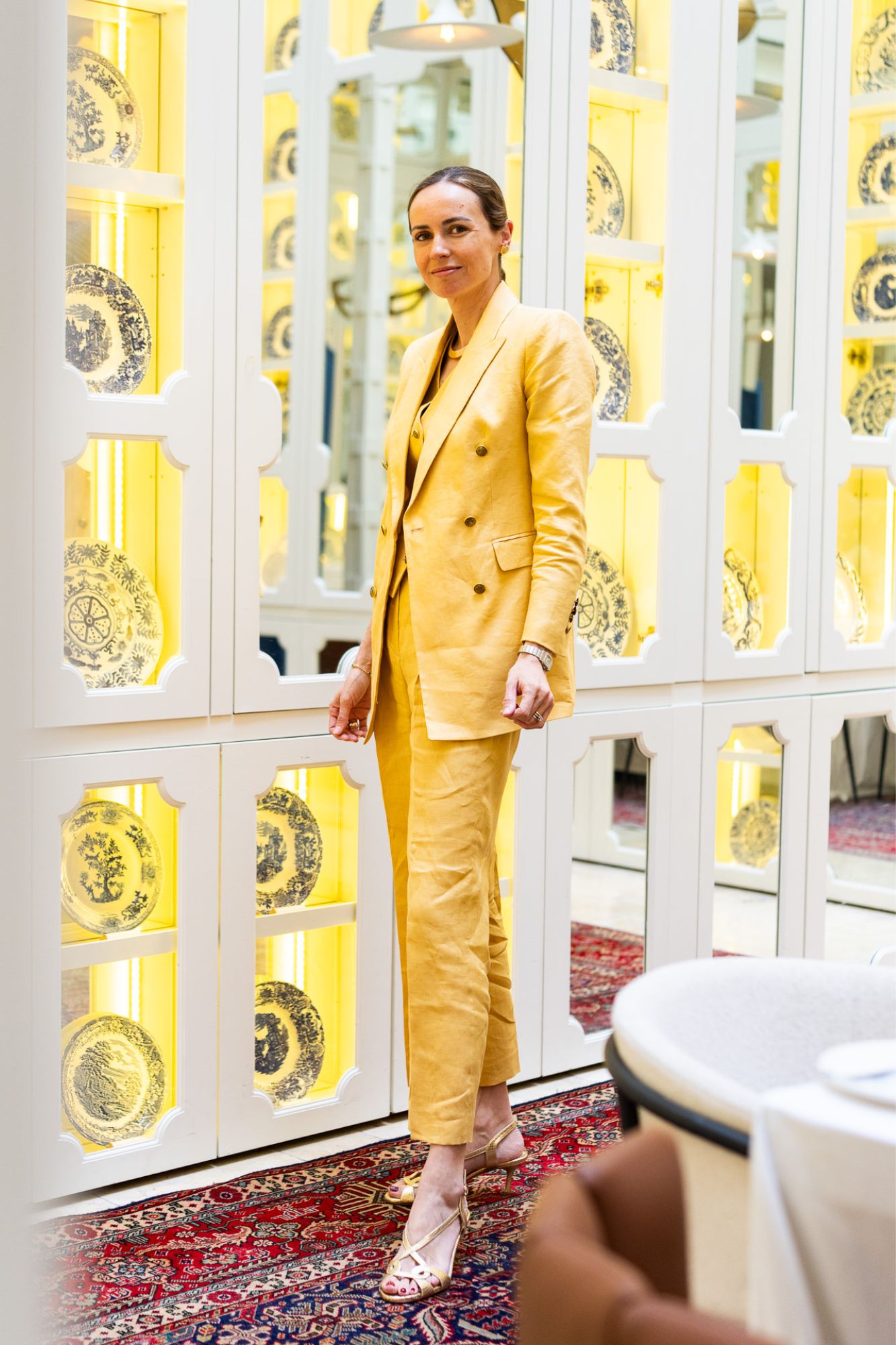 GADEA PETIT SANDAL, GOLD ENGRAVED, 5.5 CM