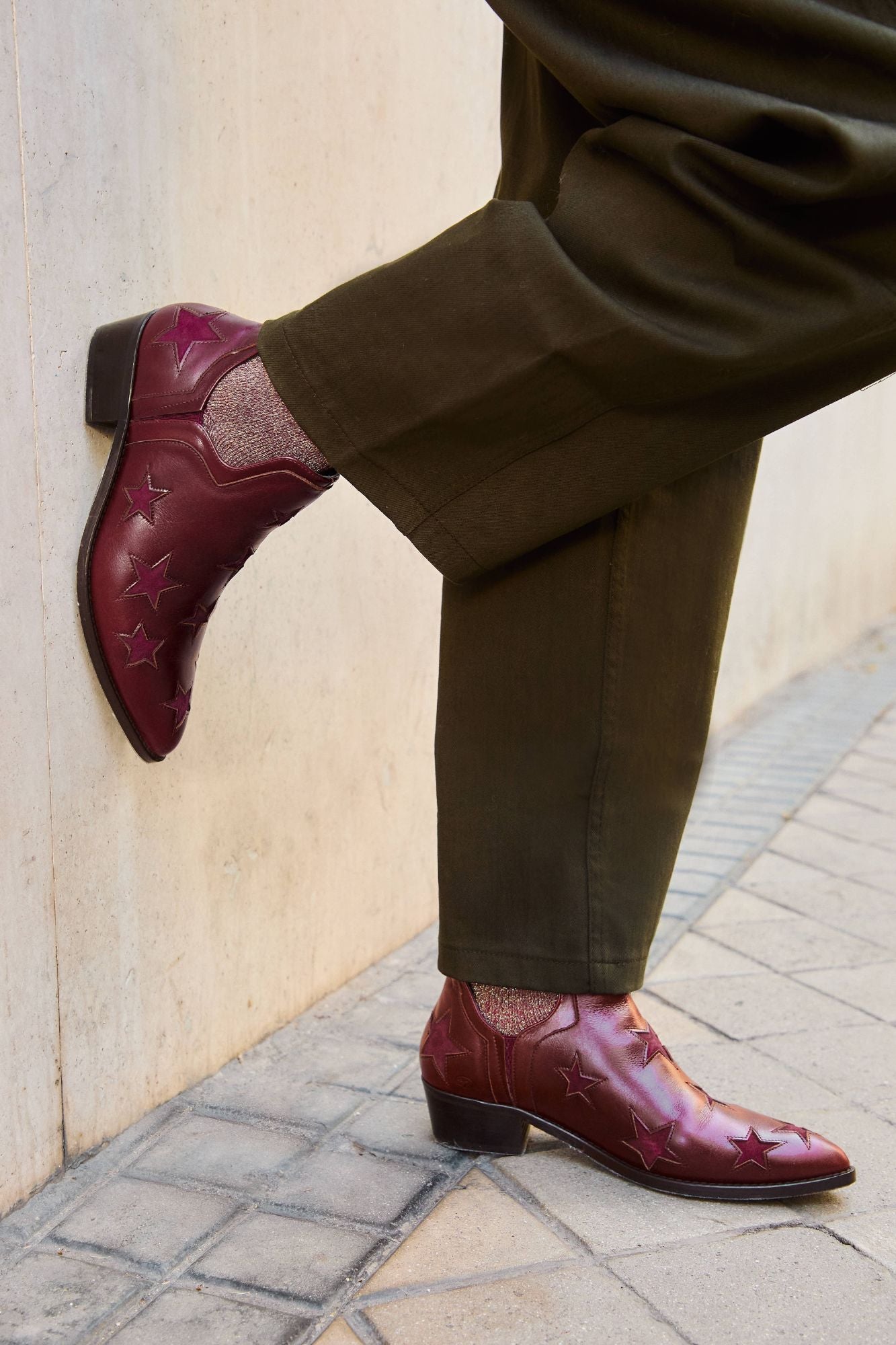 Bottes Star bordeaux 4 cm