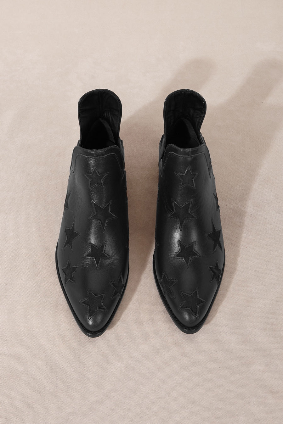 STAR BOOTS BLACK 4CM