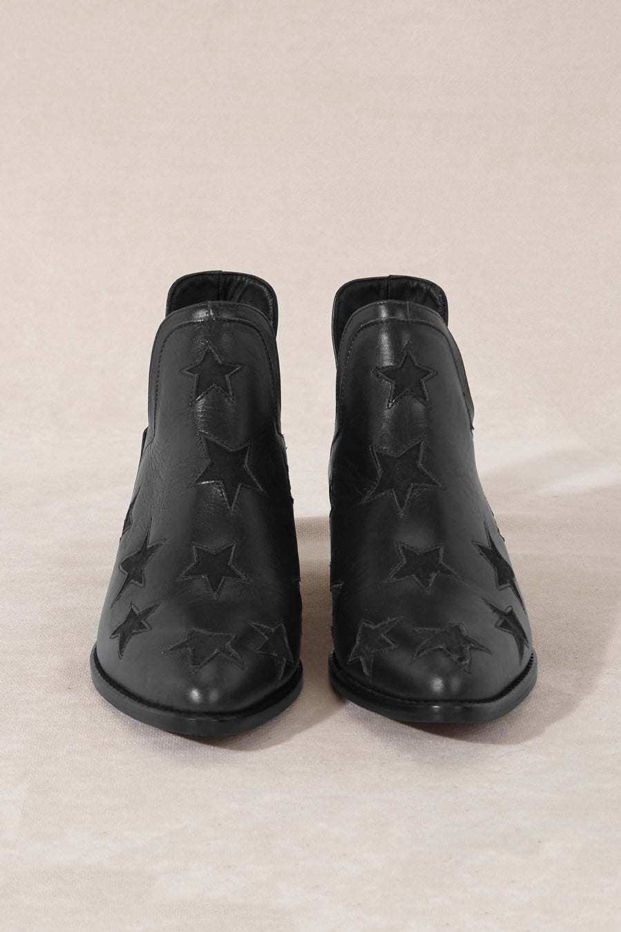 STAR BOOTS BLACK 4CM