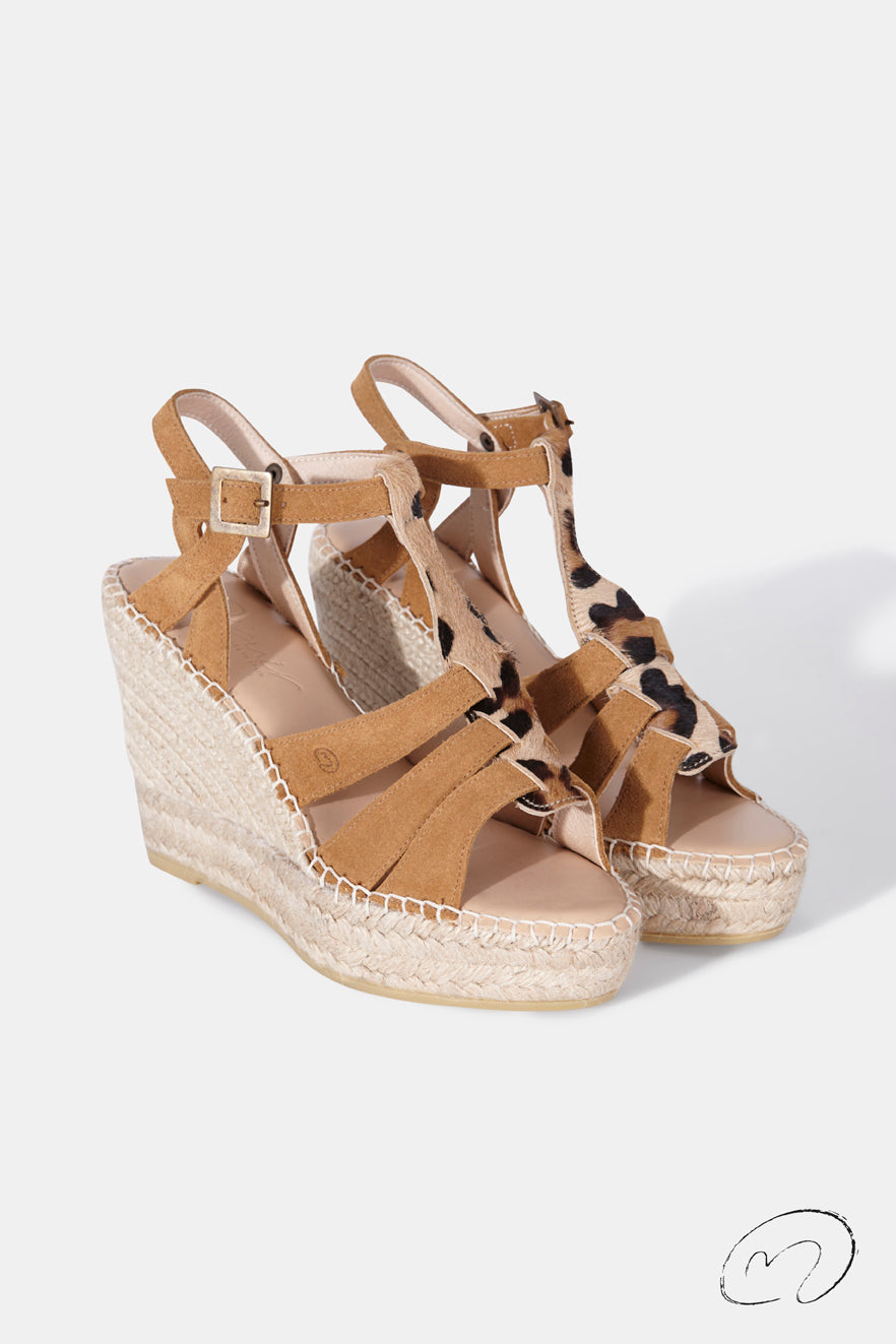 ANAFI BEIGE PELO PRINT LEOPARDO
