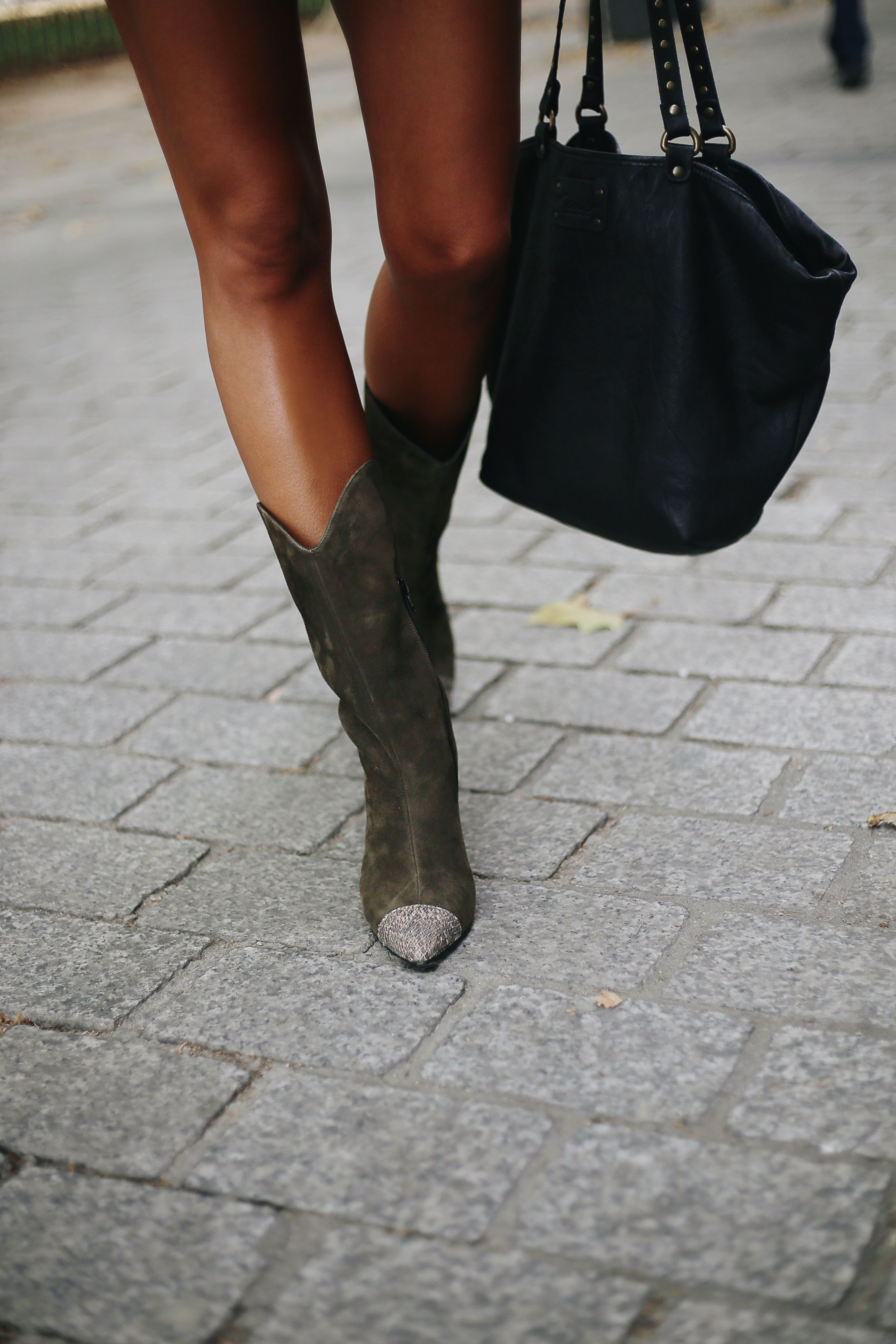 GIGI BOOTS ANTE KHAKI 6.5CM