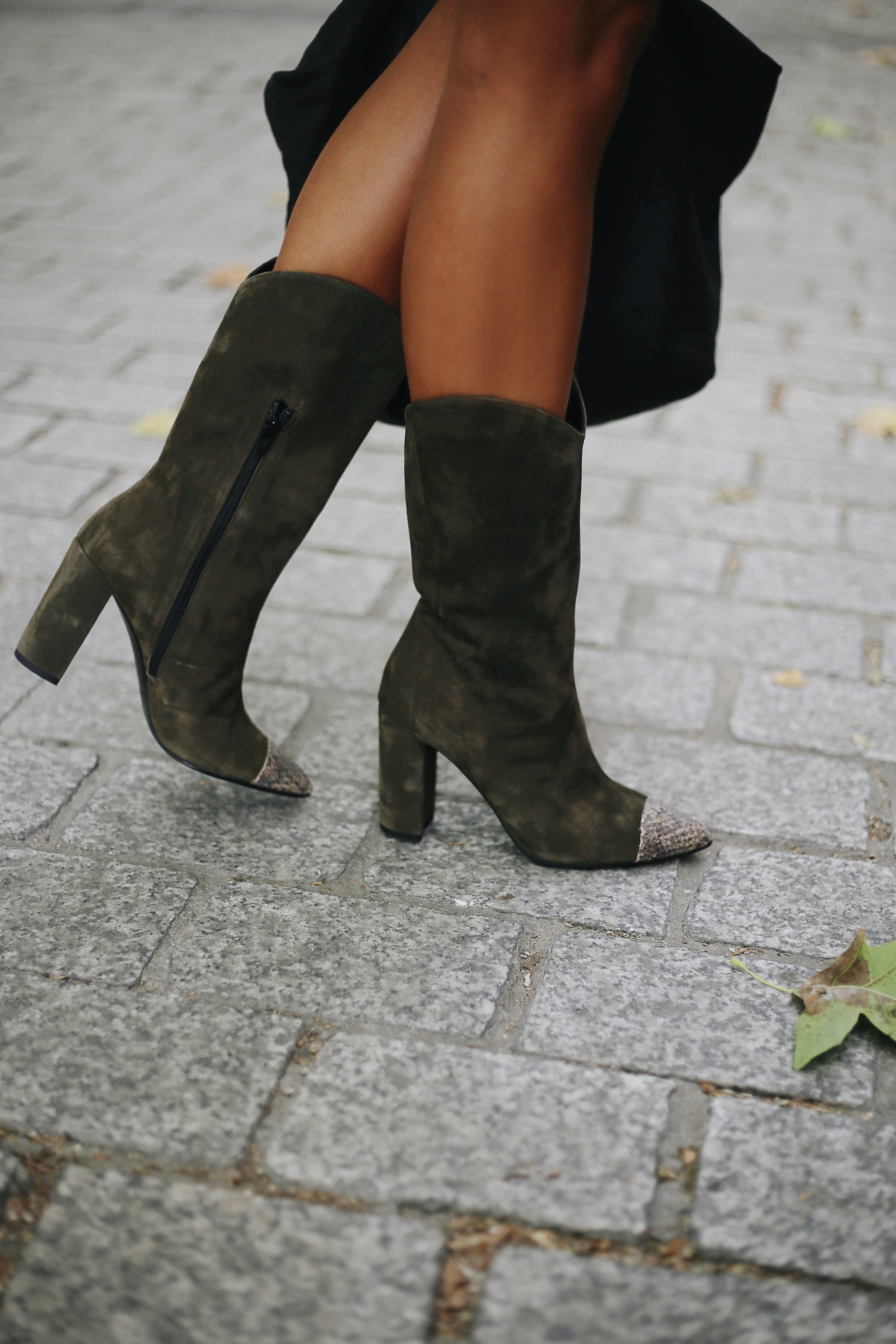 GIGI BOOTS ANTE KHAKI 6.5CM