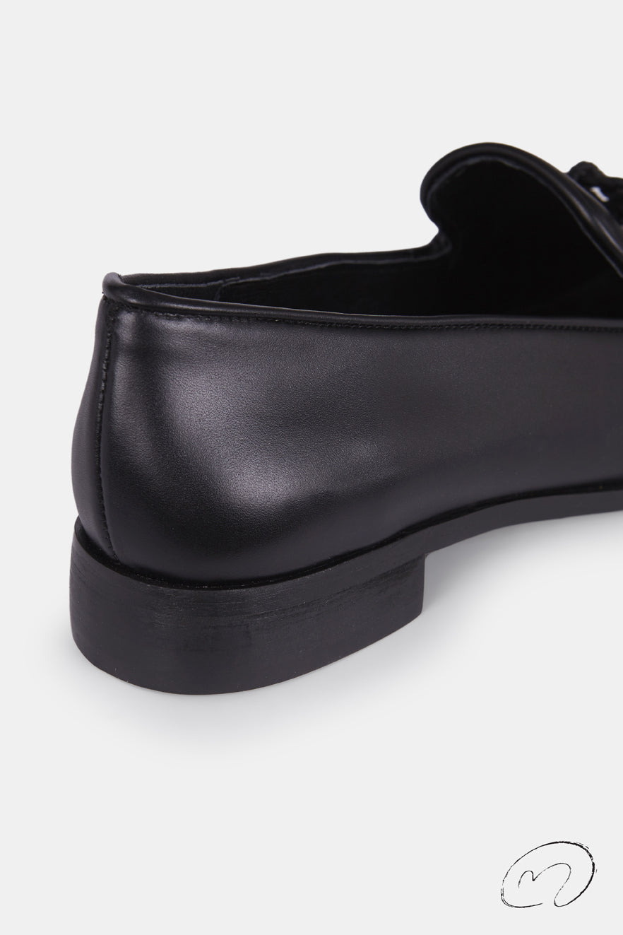 MOCCASIN PARIS BLACK 2CM