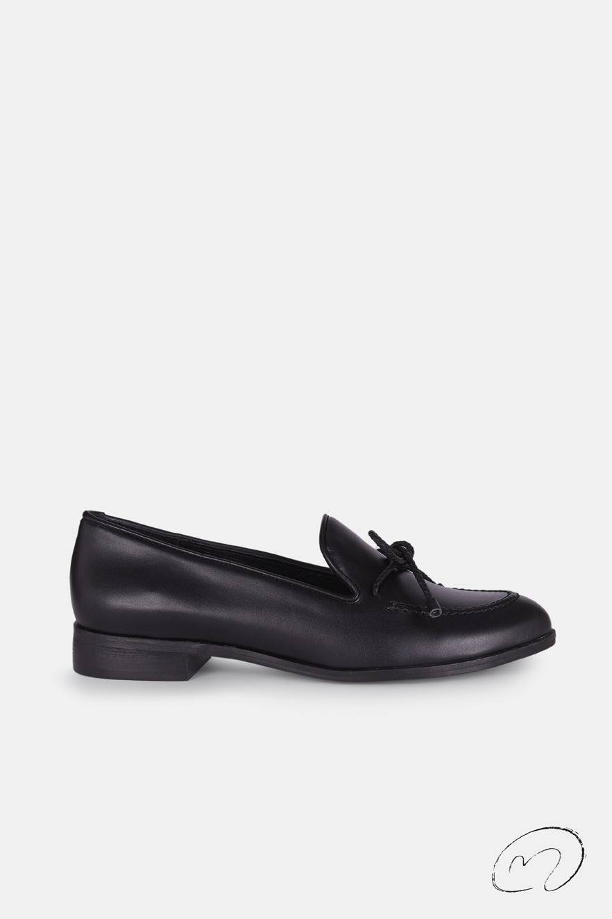 MOCCASIN PARIS BLACK 2CM