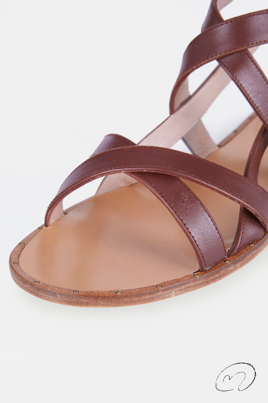 SANDALIAS ROMANAS CUERO