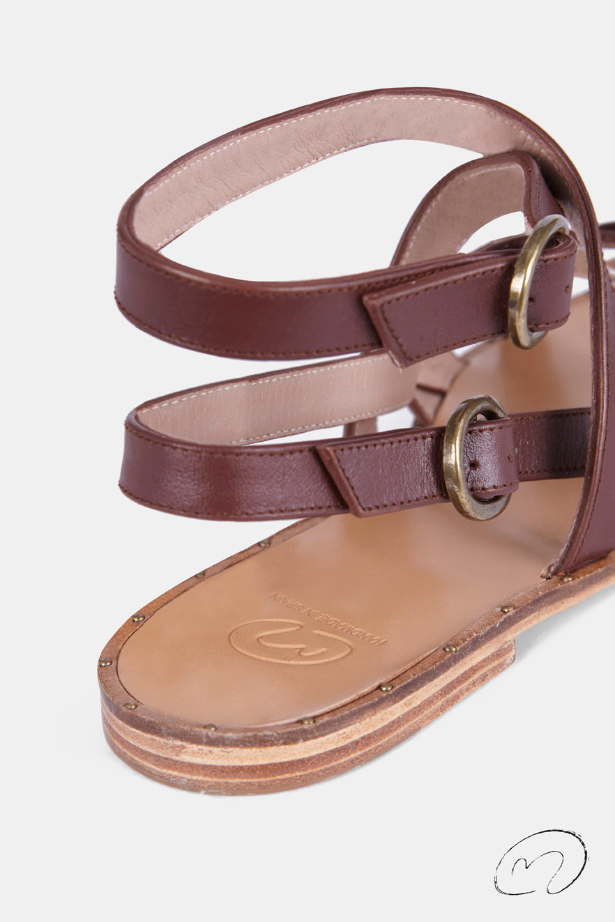 SANDALIAS ROMANAS CUERO
