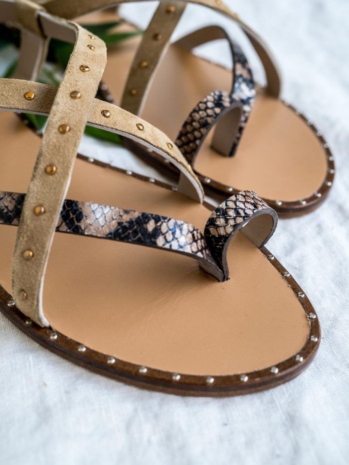TULUM SNAKE SANDAL 1CM