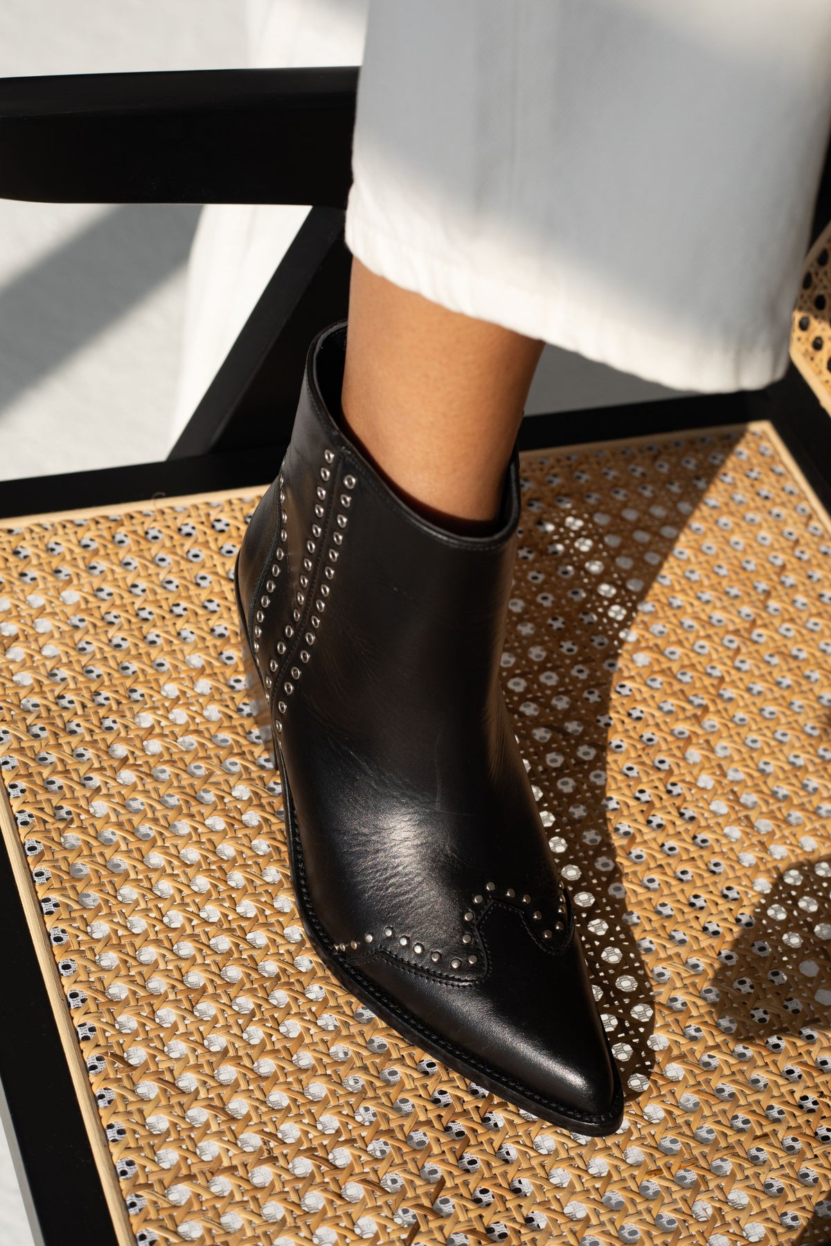 BOTIN JOANNA NEGRO TACON 7CM