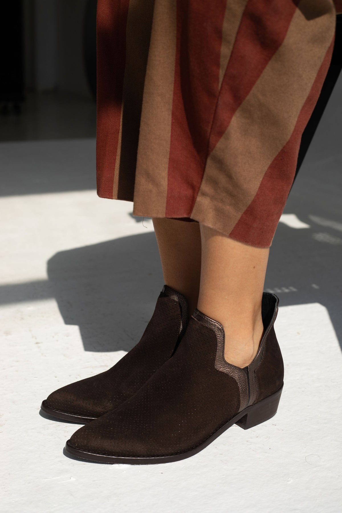 FRIDA BOOTS ANTE CHOCOLATE 4CM
