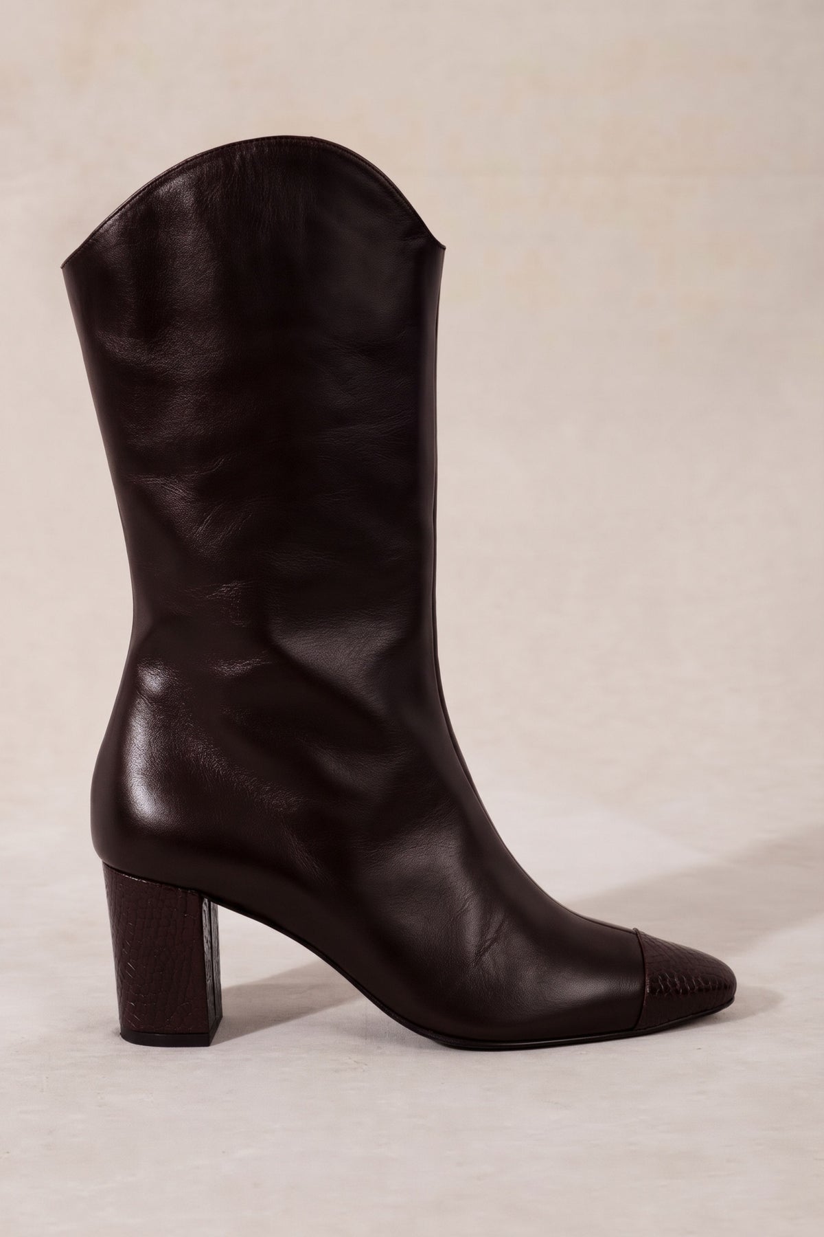 GIGI BOOTS CHOCOLATE 6.5CM
