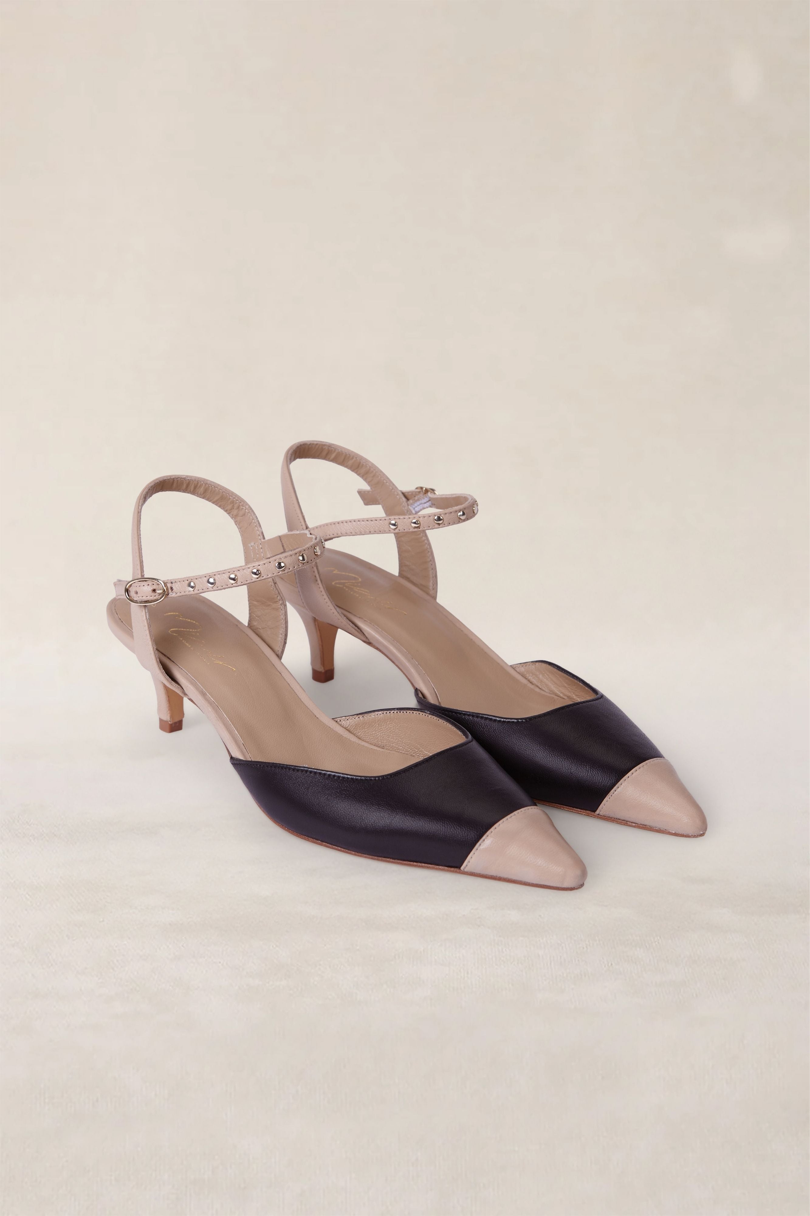 SANDALIA ELISABETH NOIR 5CM
