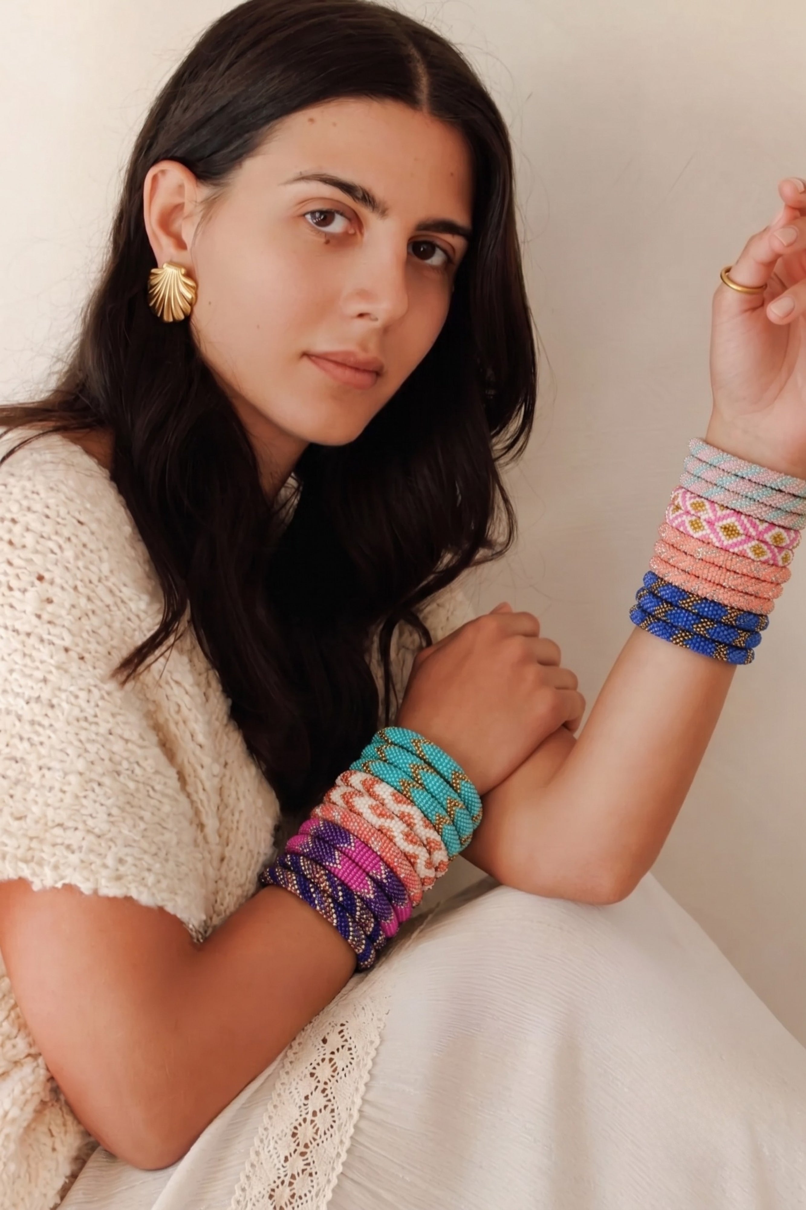 MULTICOLOR NEPAL MURANO BRACELET