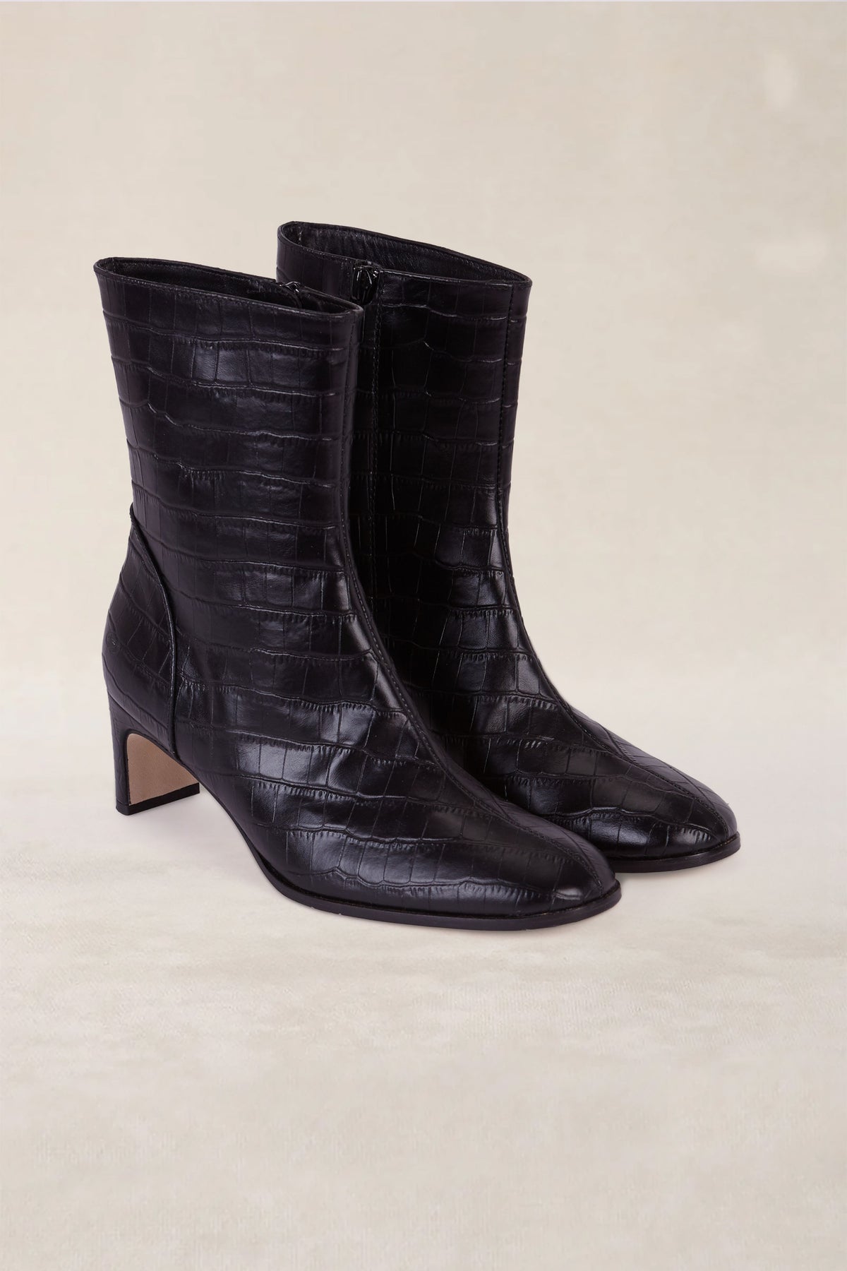 GAELLE BLACK COCO ANKLE BOOT 4.5CM