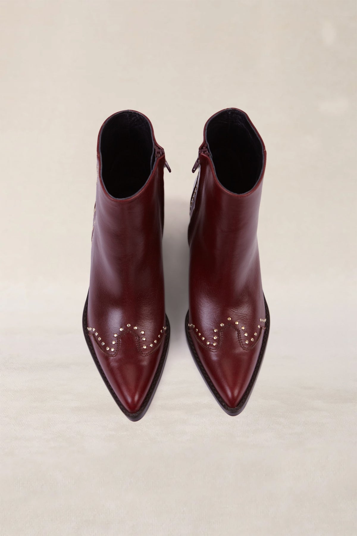 BOTIN JOANNA BURDEOS TACON 7CM
