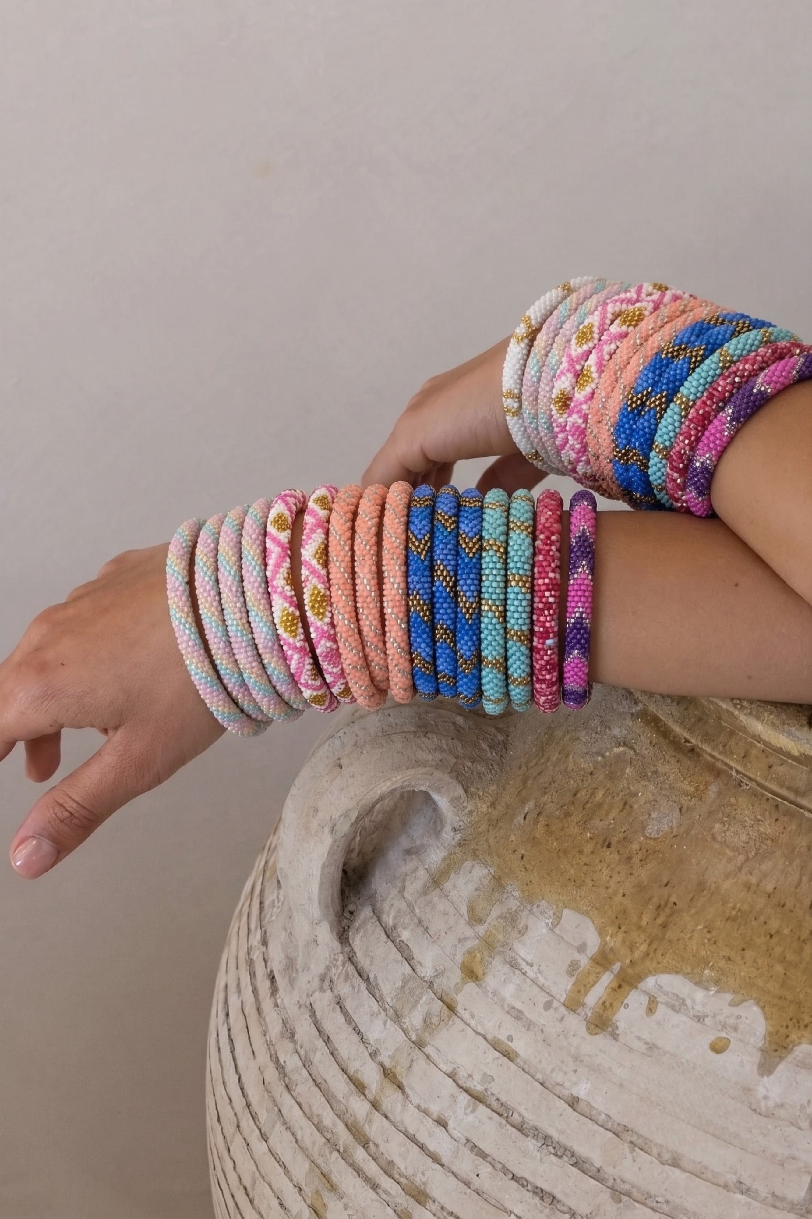 MULTICOLOR NEPAL MURANO BRACELET