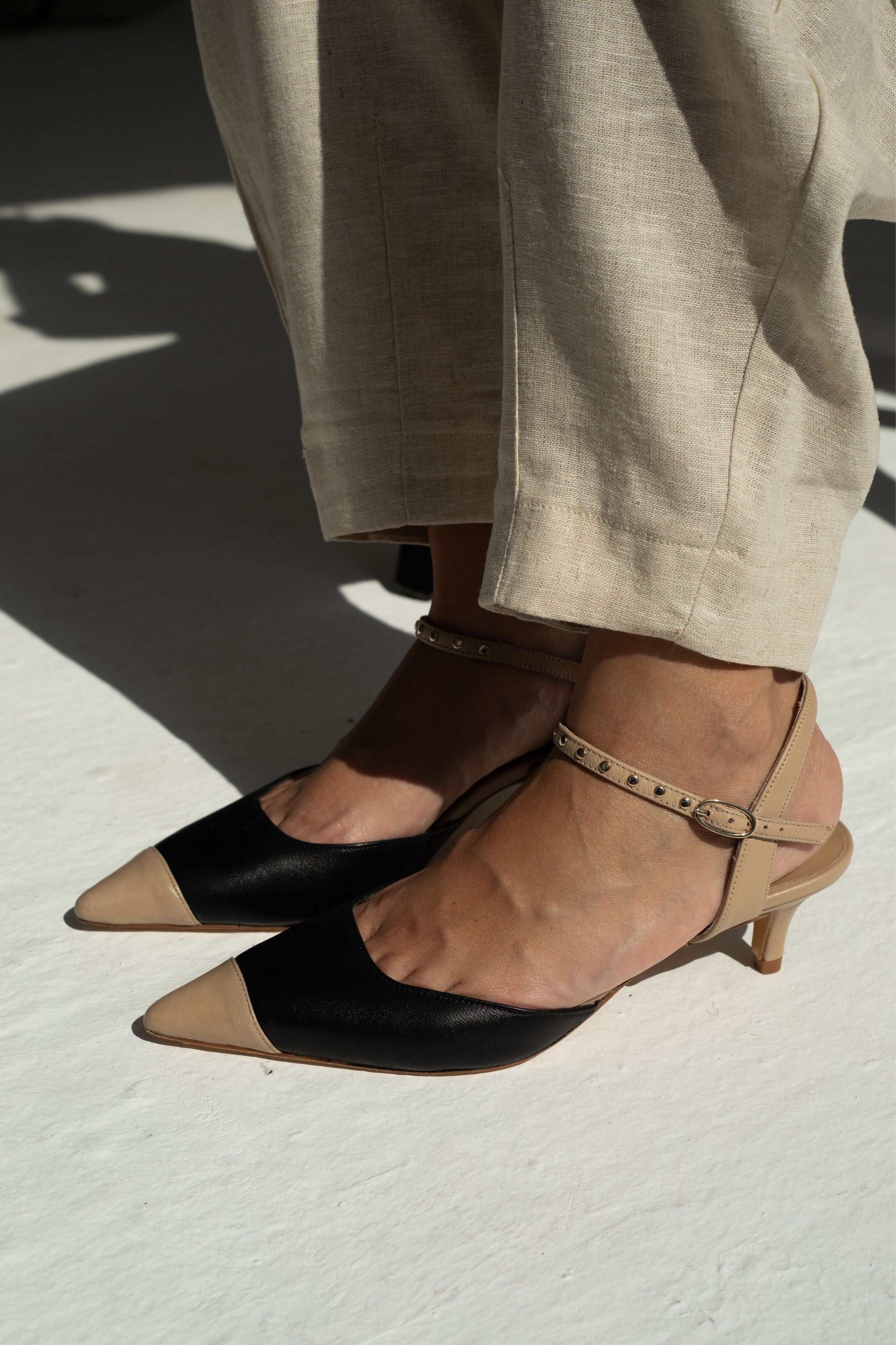 SANDALIA ELISABETH NOIR 5CM