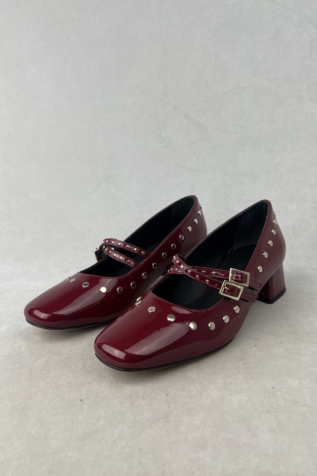 BALLERINA OXBLOOD PATENT LEATHER