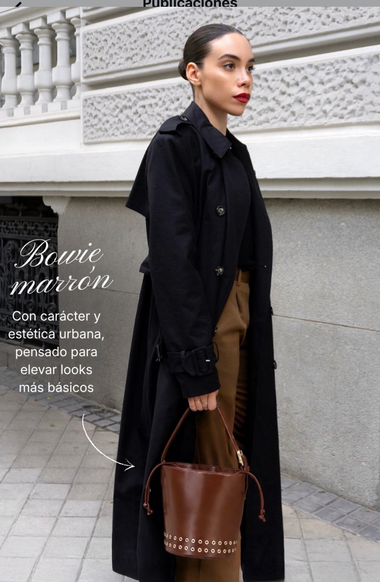 BOLSO BOWIE MARRON