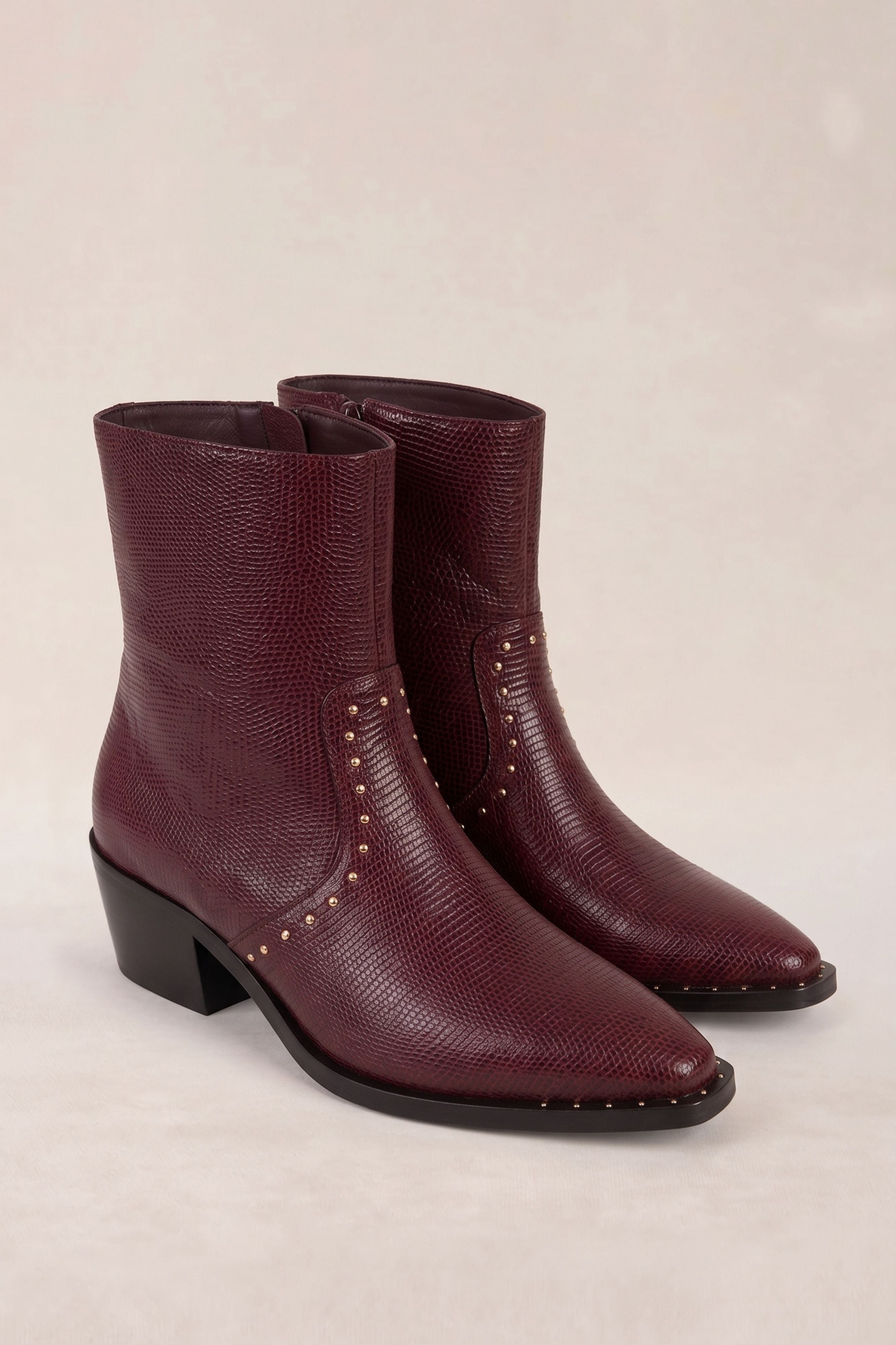 BOTIN VEGA TEJUS BURDEOS 5CM