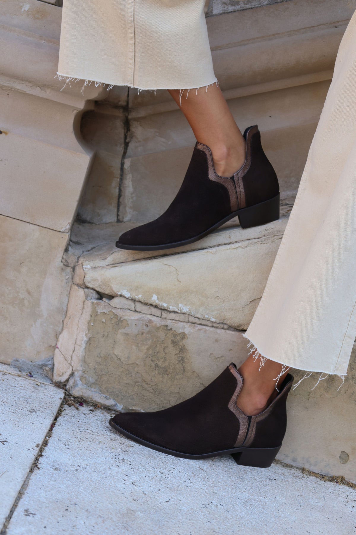 FRIDA BOOTS ANTE CHOCOLATE 4CM