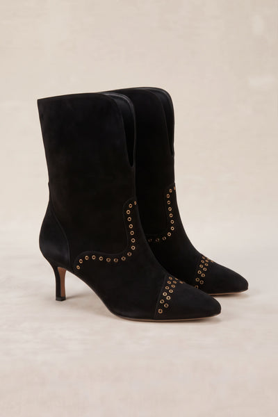 BLACK ROMA ANKLE BOOT