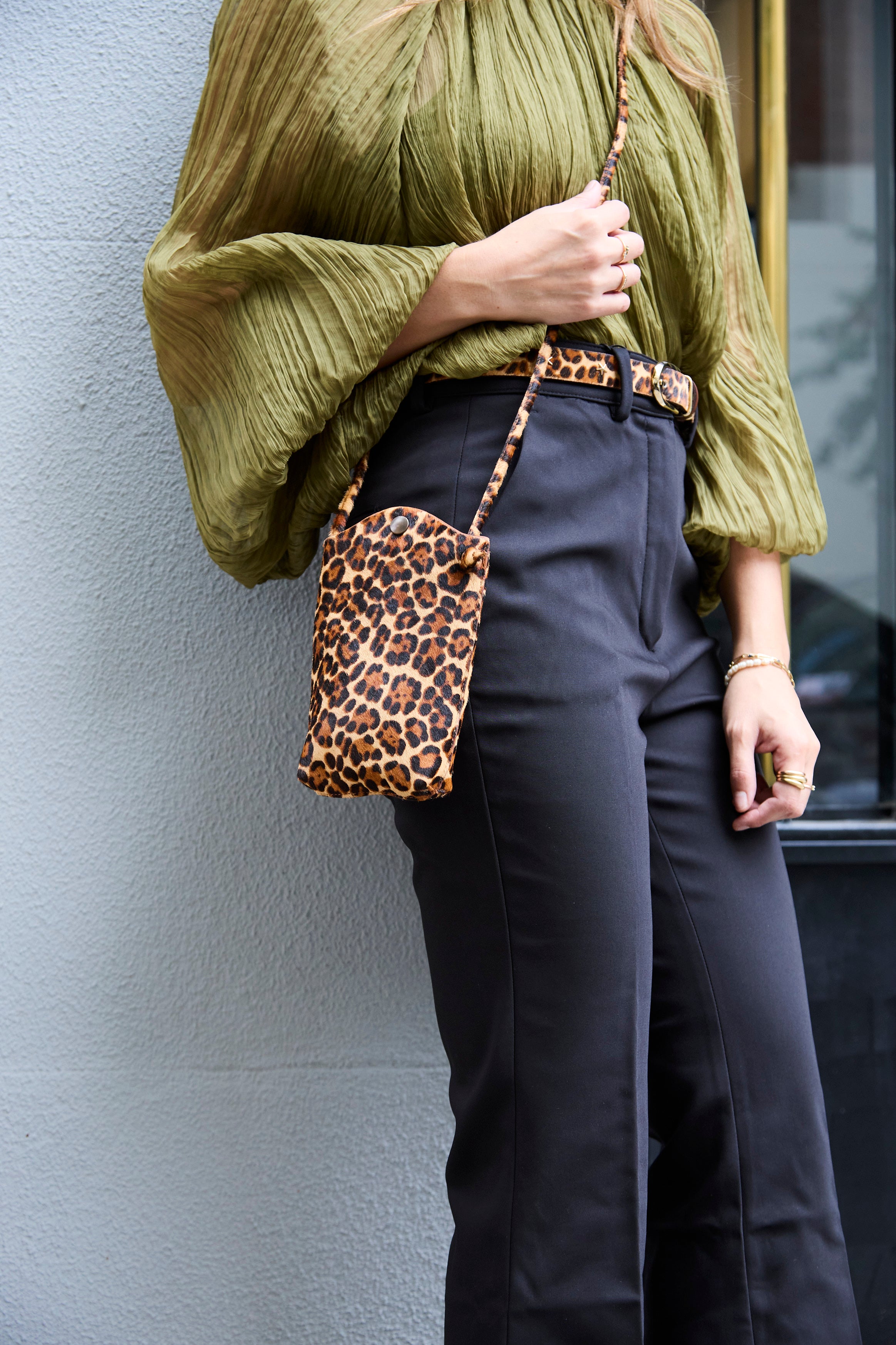 LEOPARD POCKET BAG