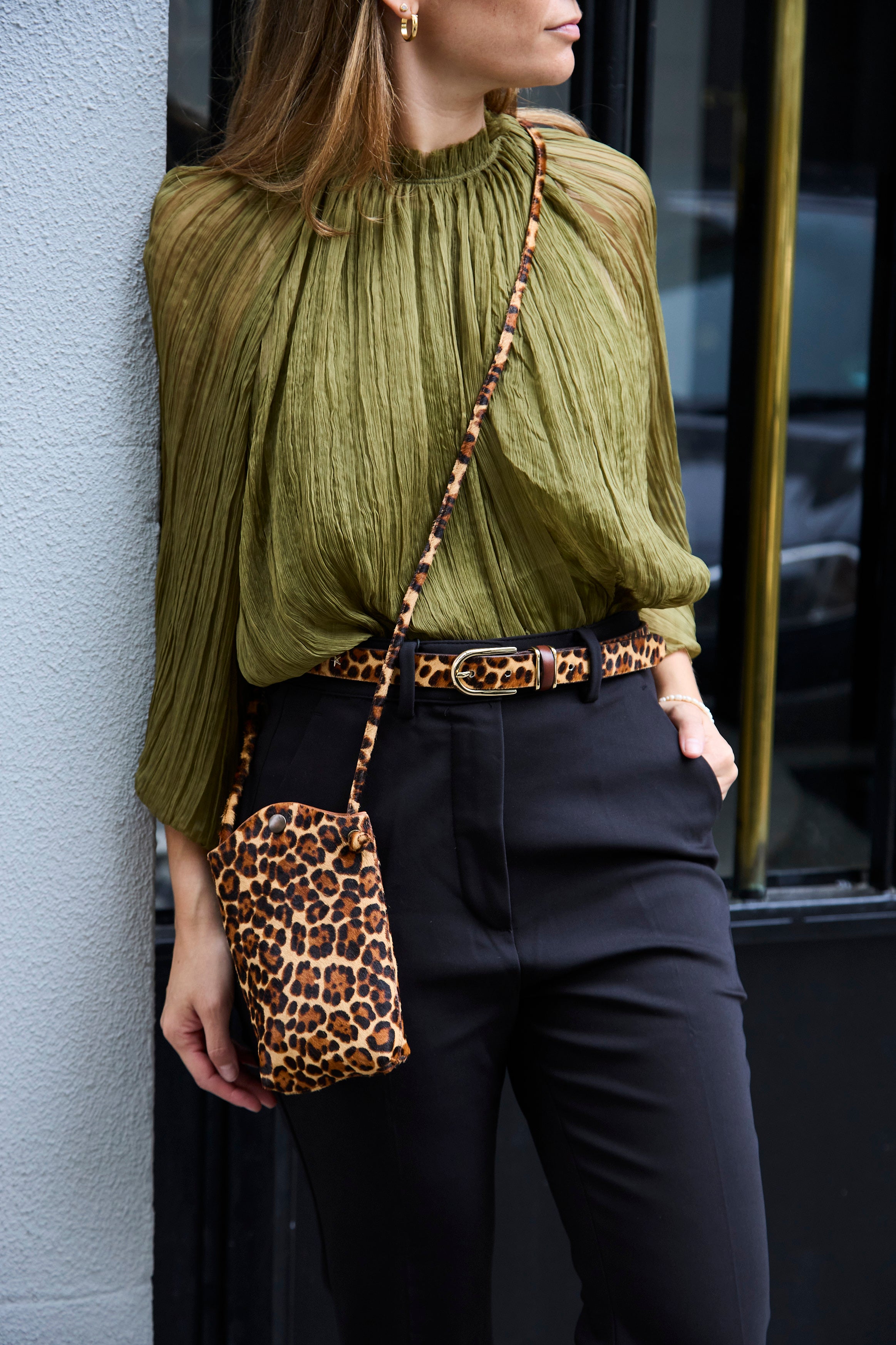 LEOPARD POCKET BAG