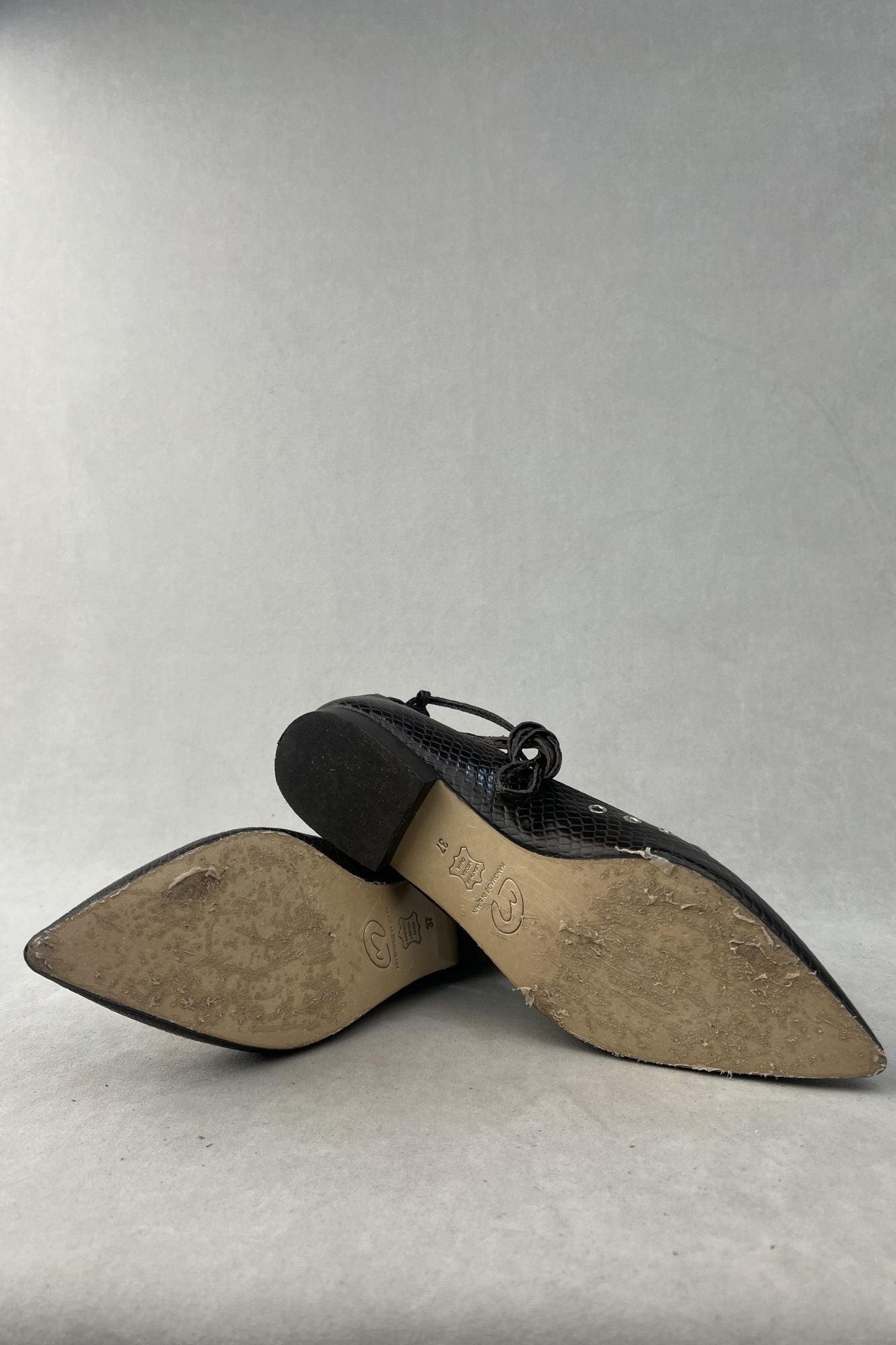 BAILARINA LACE UP MARRON