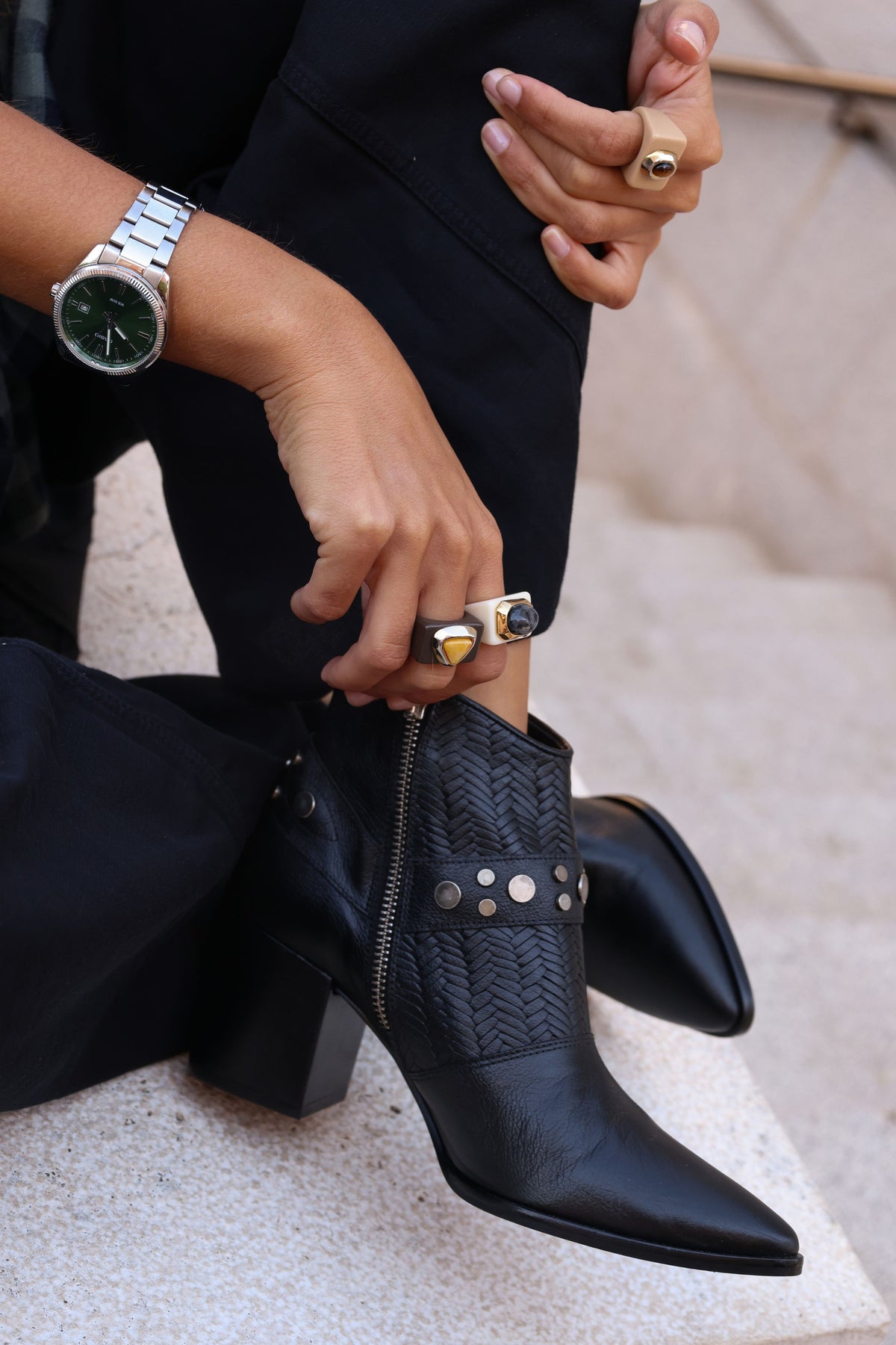 PETRA BOOTS NEGRAS  7CM