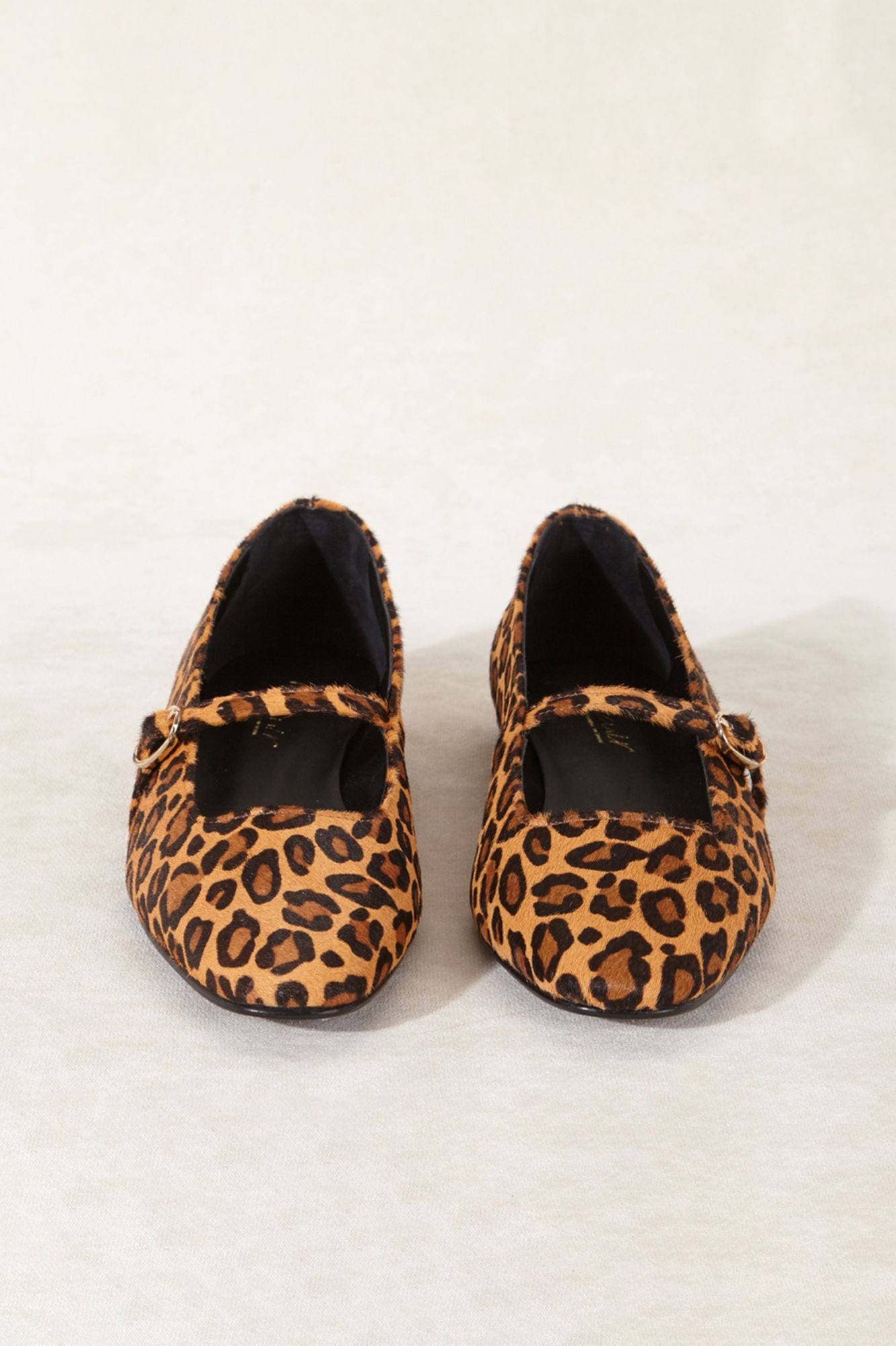 Bailarinas animal print piel