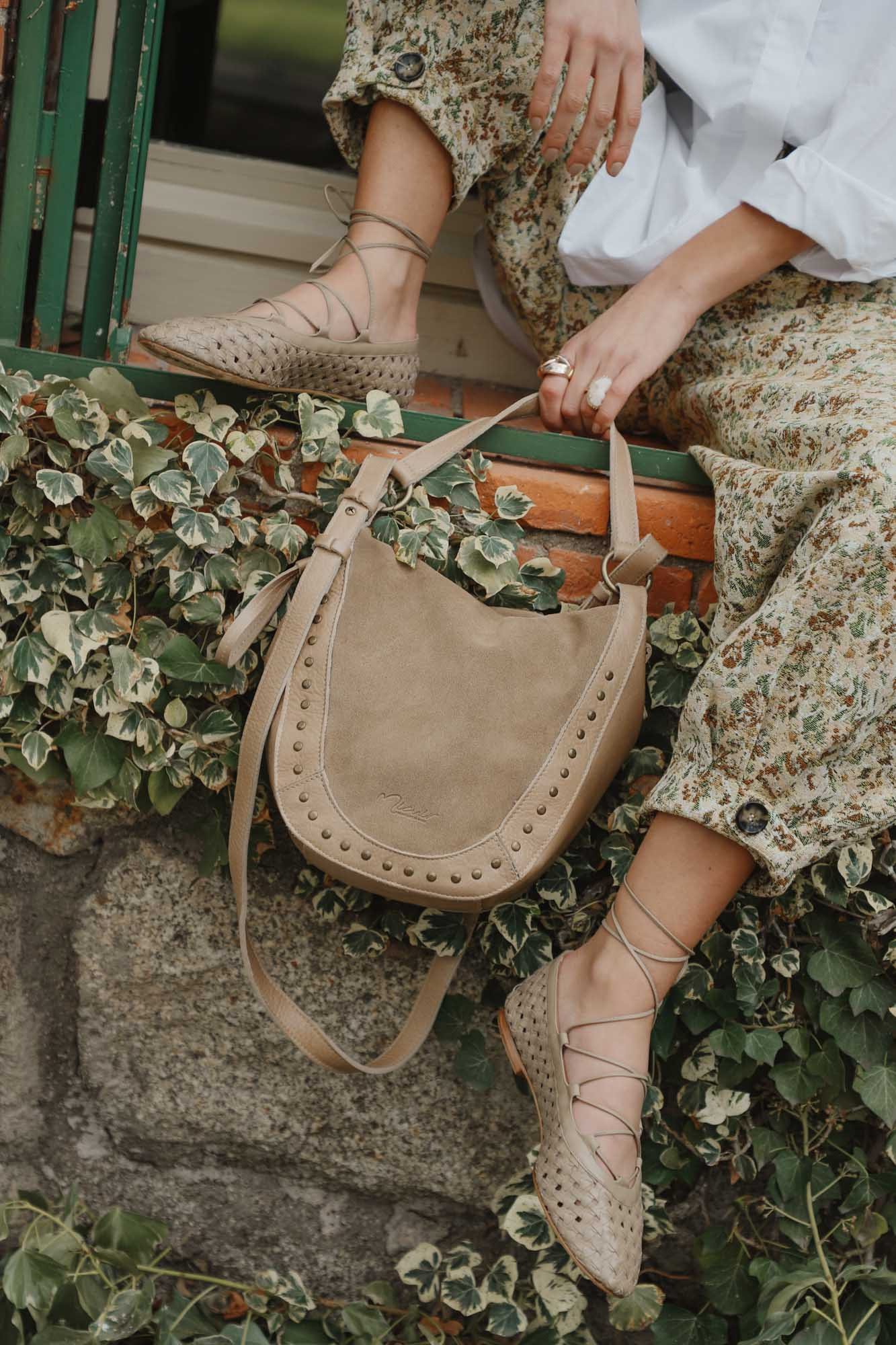 BOLSO HOBBO COMBINADO TAUPE