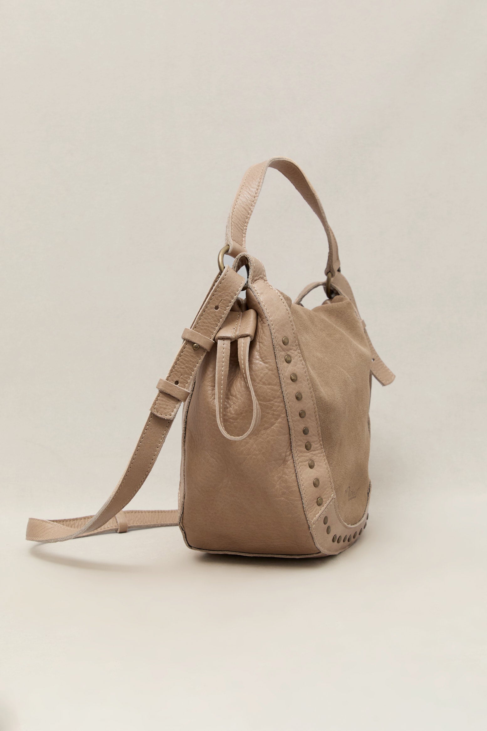 BOLSO HOBBO COMBINADO TAUPE